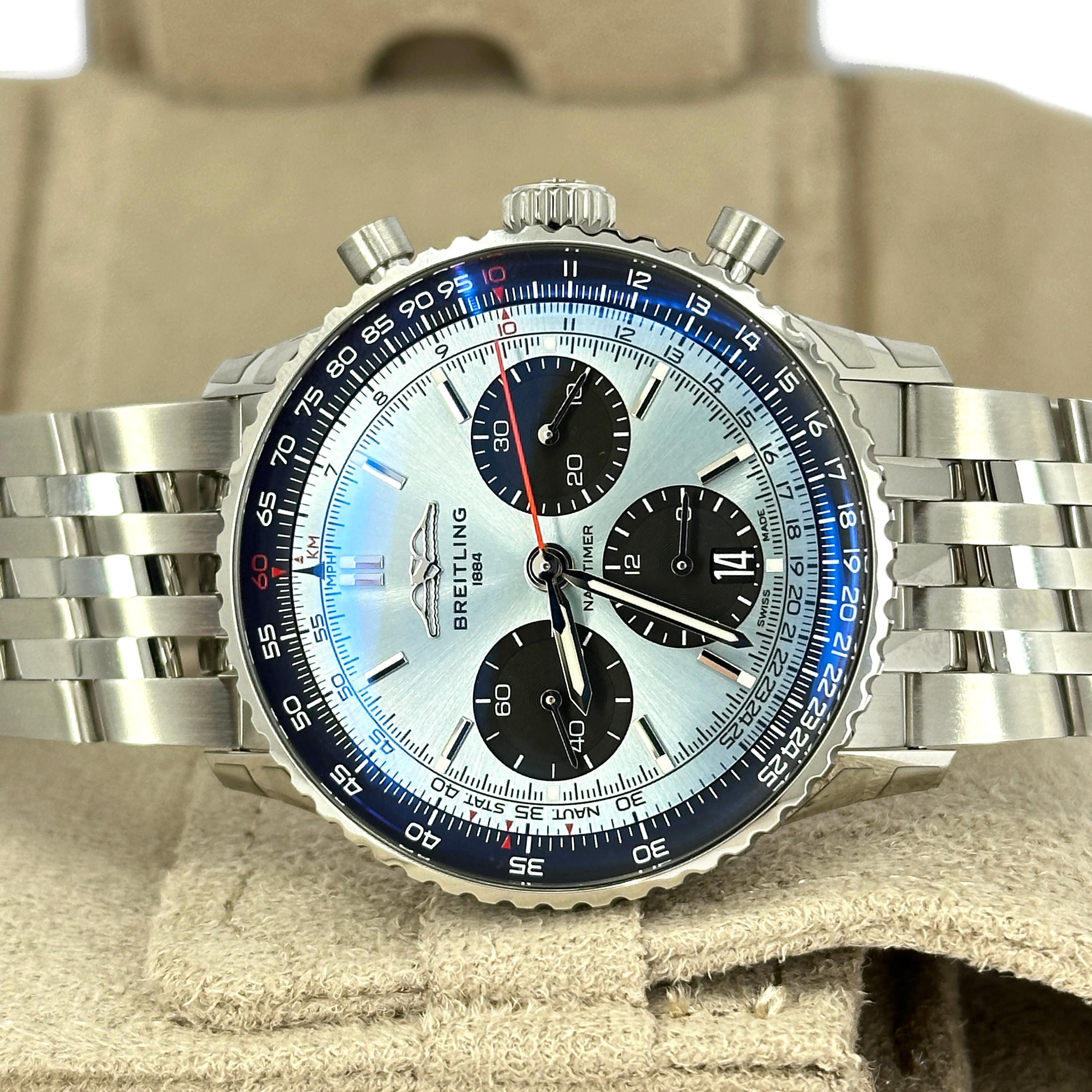 Breitling Navitimer non indossato, referenza AB0139241C2A1, set completo, 2025 in vendita 8