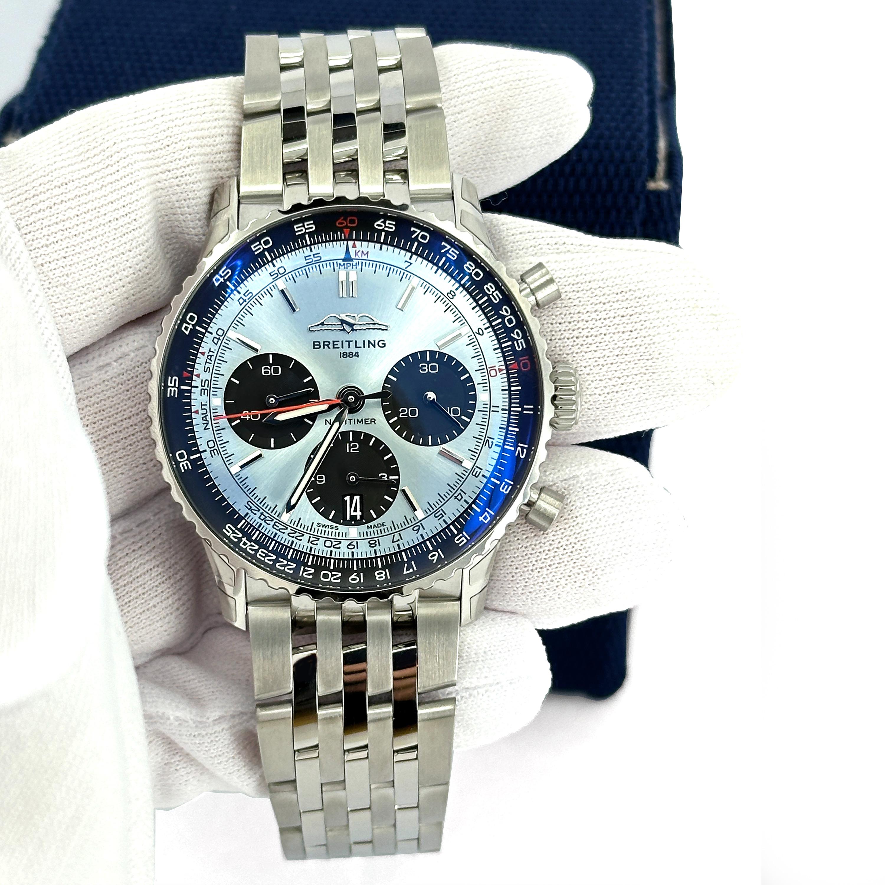 Breitling Navitimer non indossato, referenza AB0139241C2A1, set completo, 2025 in vendita 10