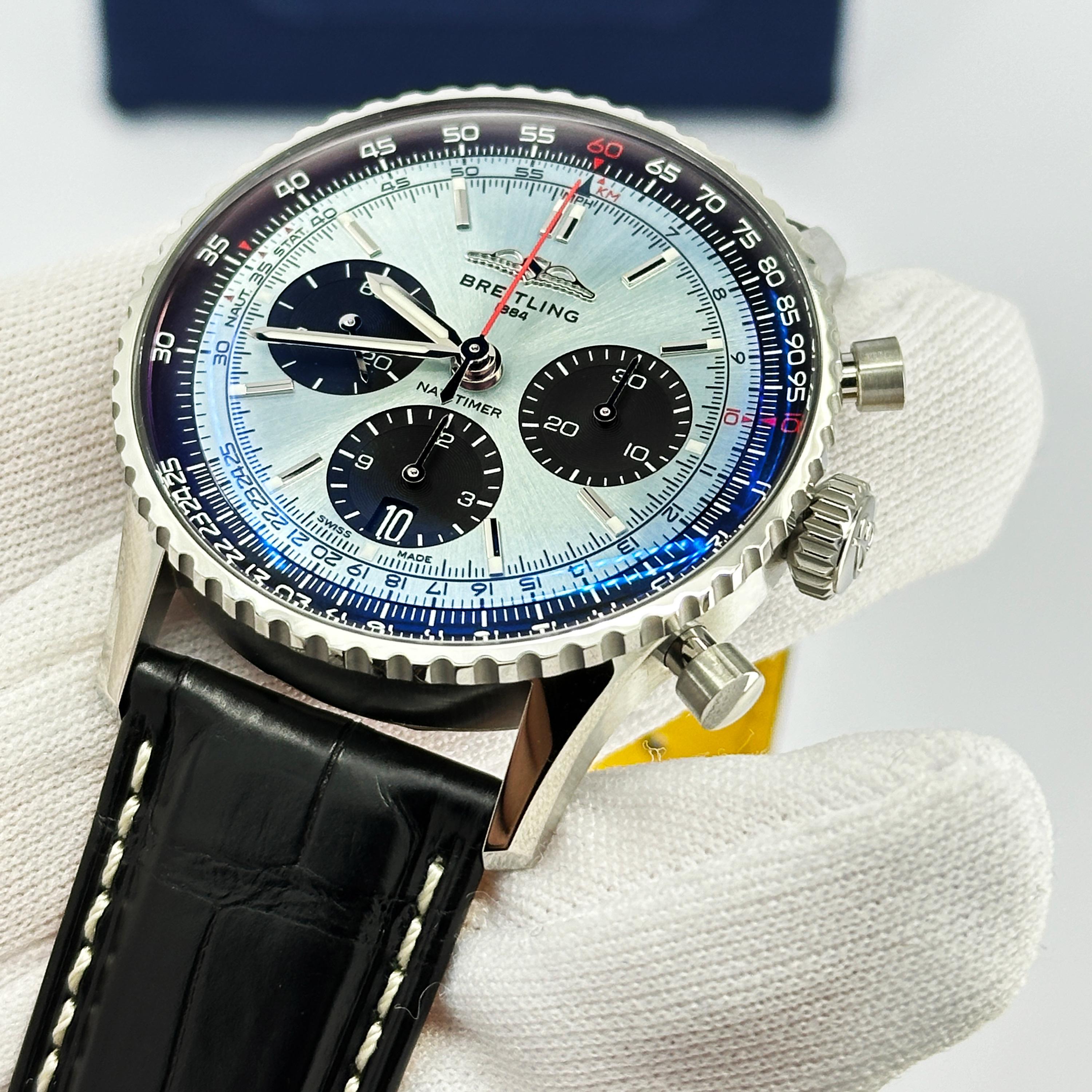 Breitling Navitimer non indossato, referenza AB0139241C2P1, set completo, 2025 in vendita 8