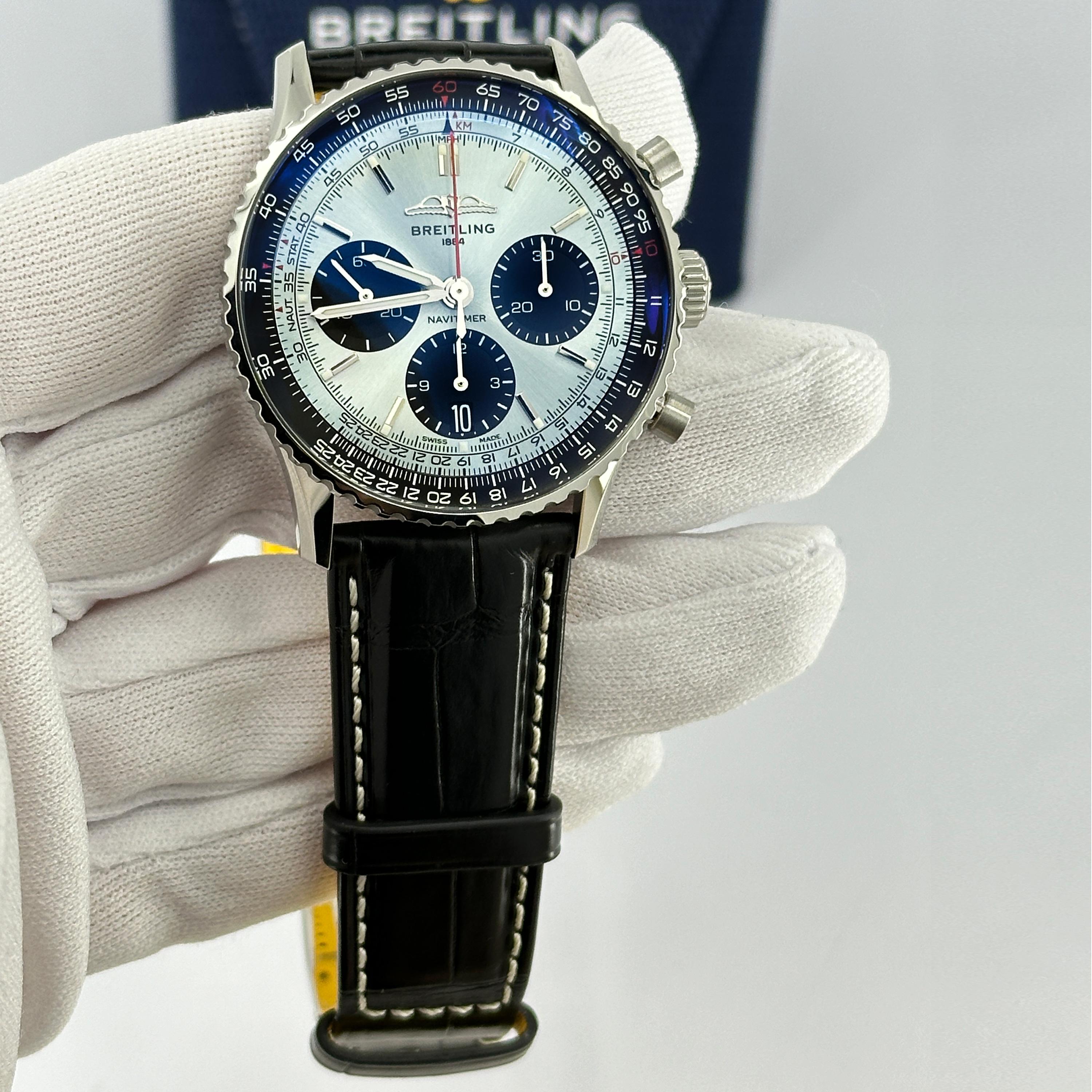 Breitling Navitimer non indossato, referenza AB0139241C2P1, set completo, 2025 in vendita 10