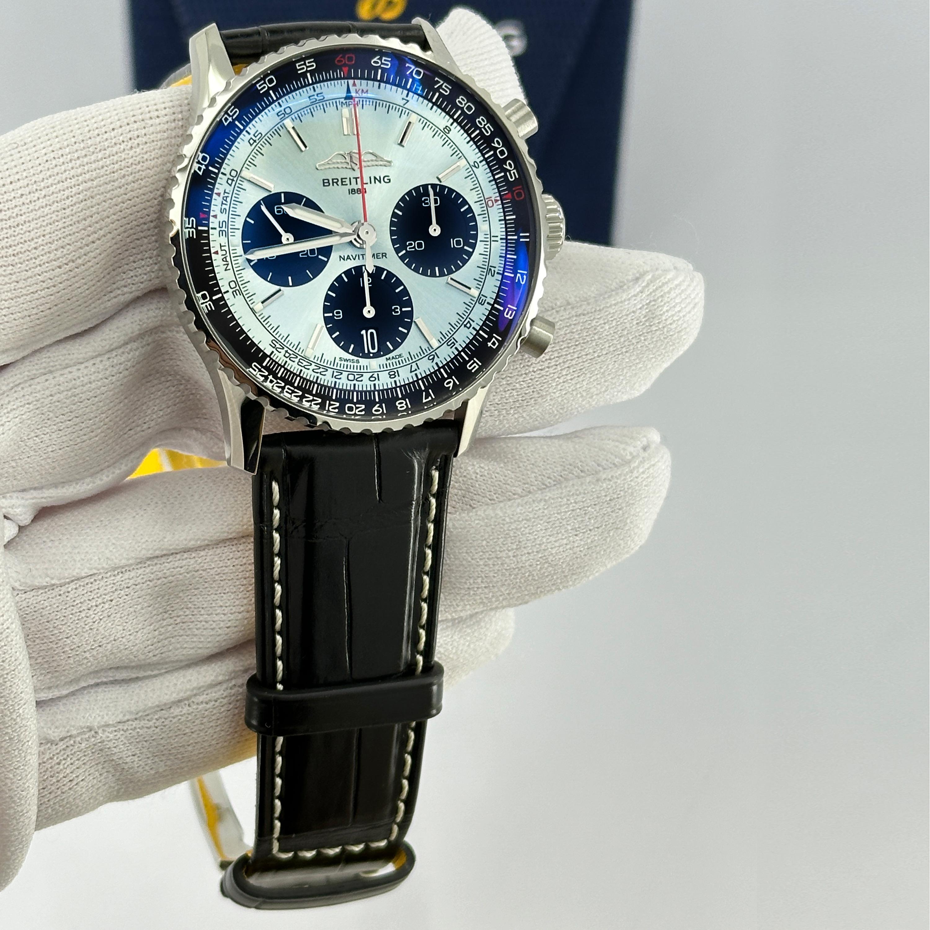 Breitling Navitimer non indossato, referenza AB0139241C2P1, set completo, 2025 in vendita 11
