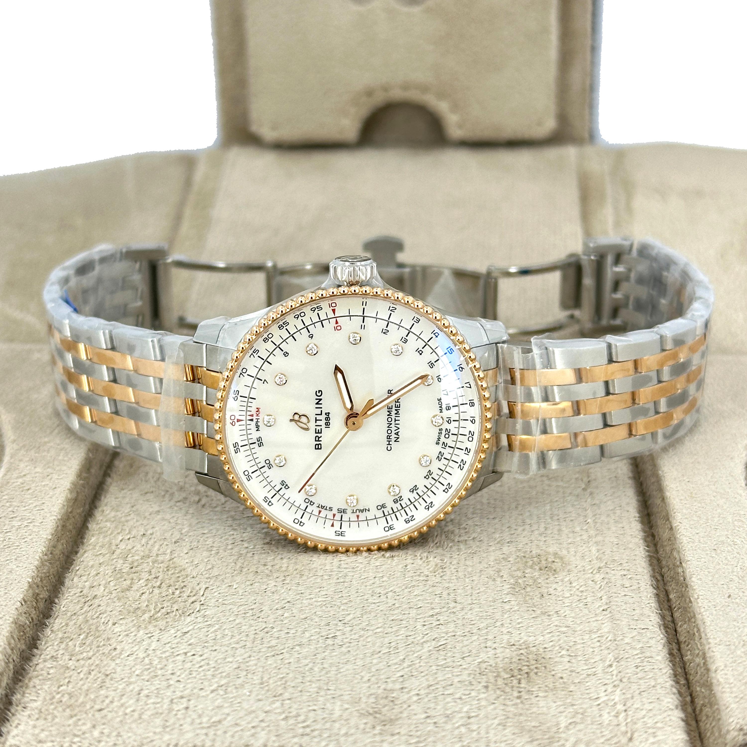 Breitling Navitimer non indossato, referenza U17327211A1U1, set completo, 2025 in vendita 6