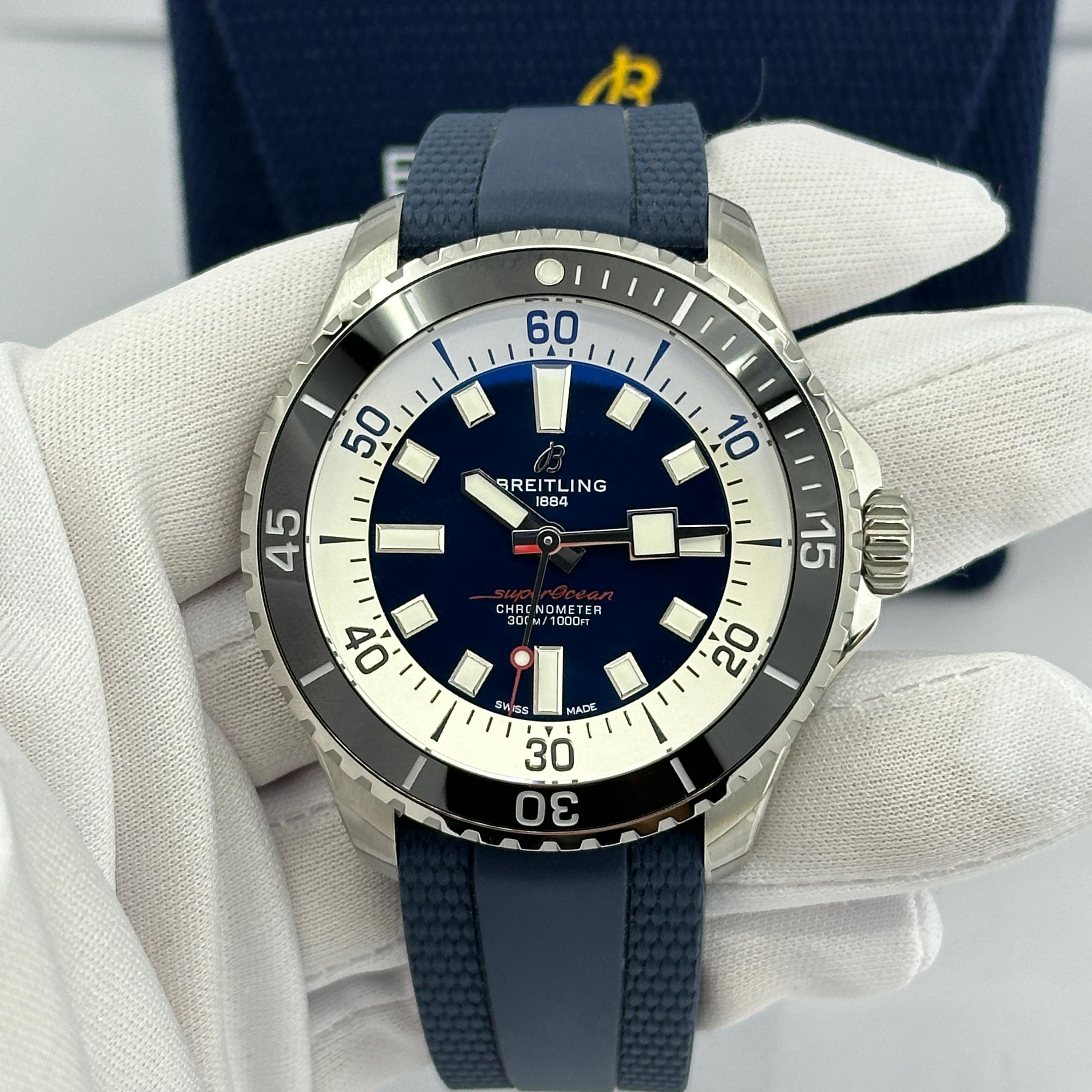 Neuf Breitling Superocean Reference# A17376211C1S1, Set complet, 2025 en vente 6