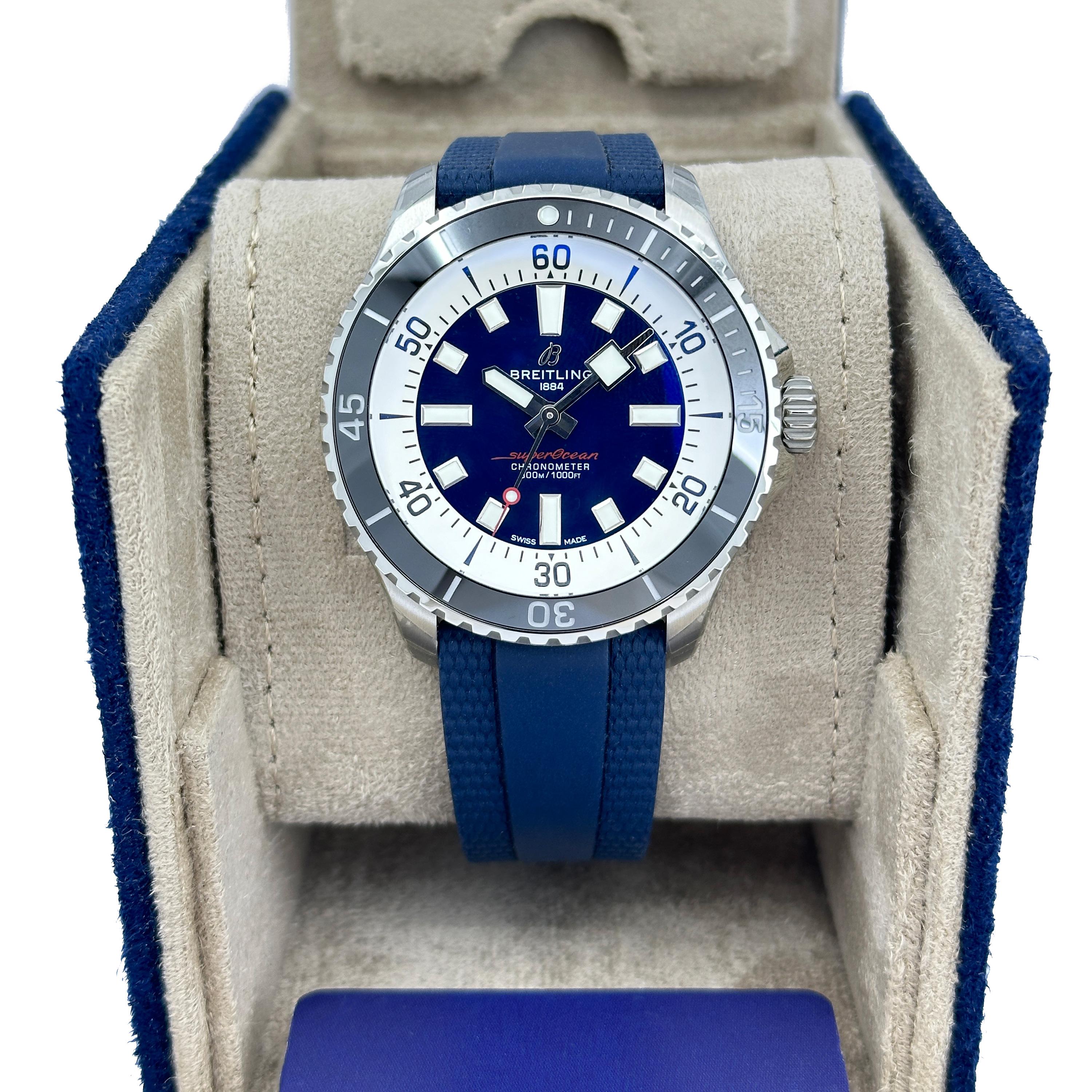 Neuf Breitling Superocean Reference# A17376211C1S1, Set complet, 2025 en vente 10