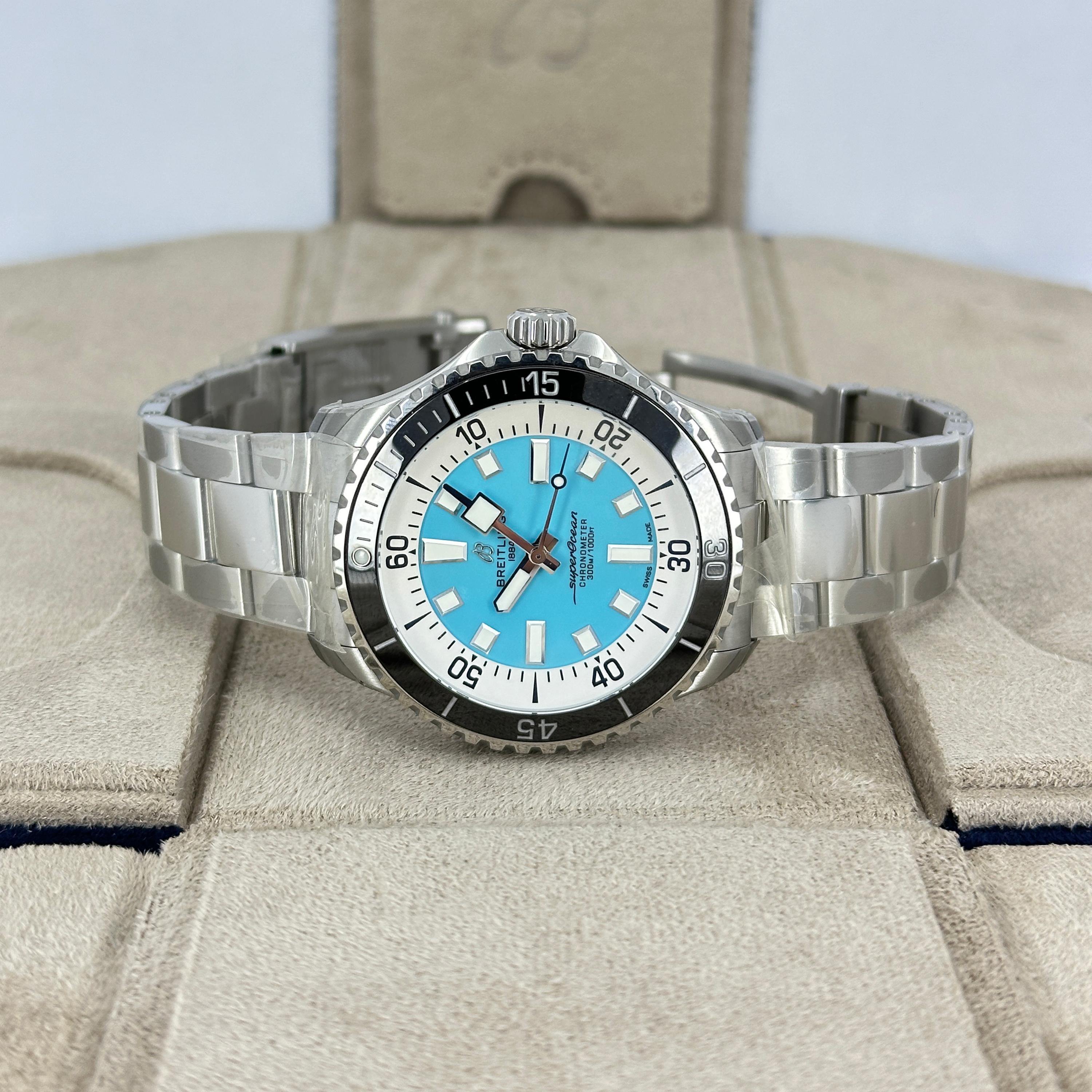 Inédite Breitling Superocean Reference# A17376211L2A1, Set complet, 2025 en vente 6
