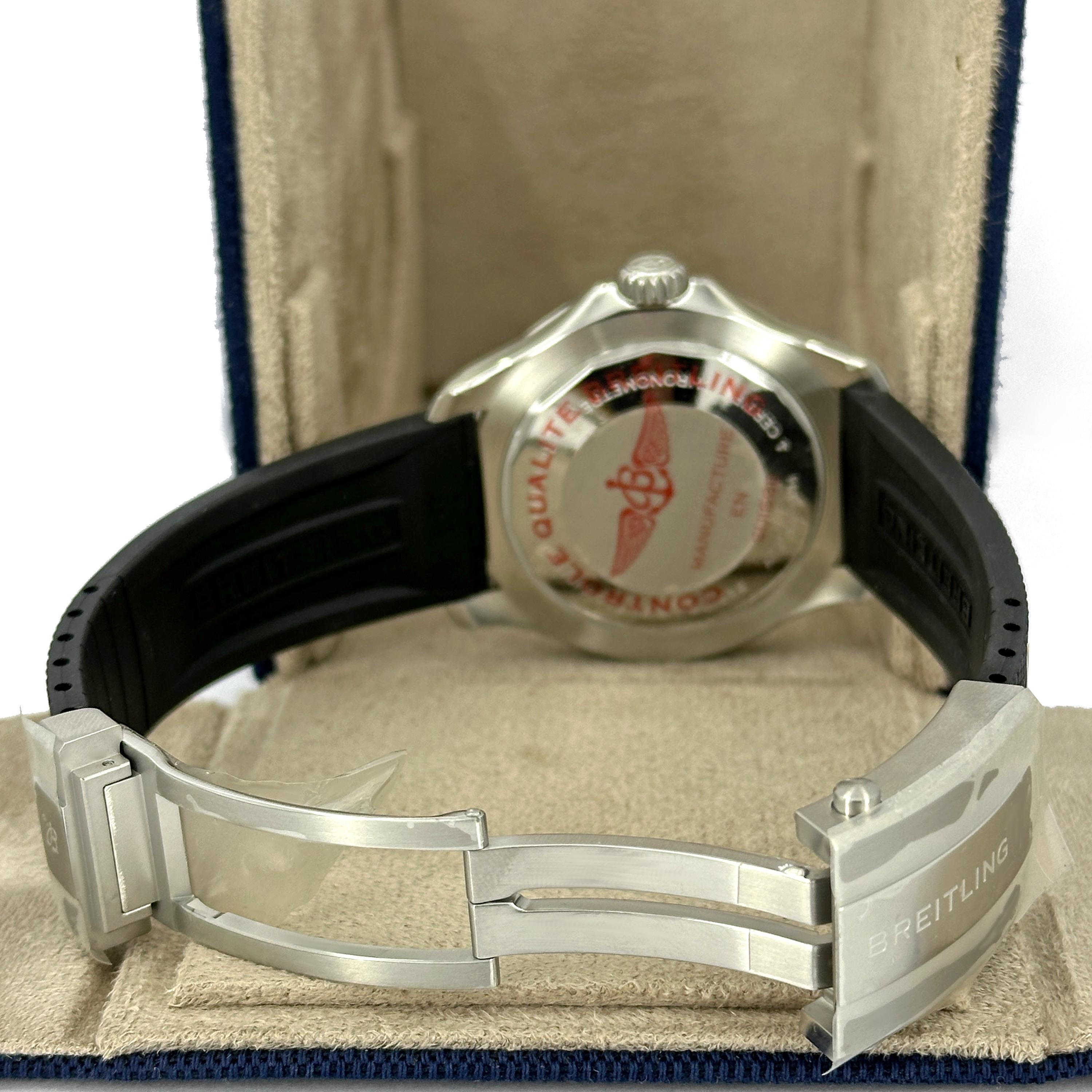 Neuf Breitling Superocean Reference# A17376211L2S1, Set complet, 2025 en vente 7