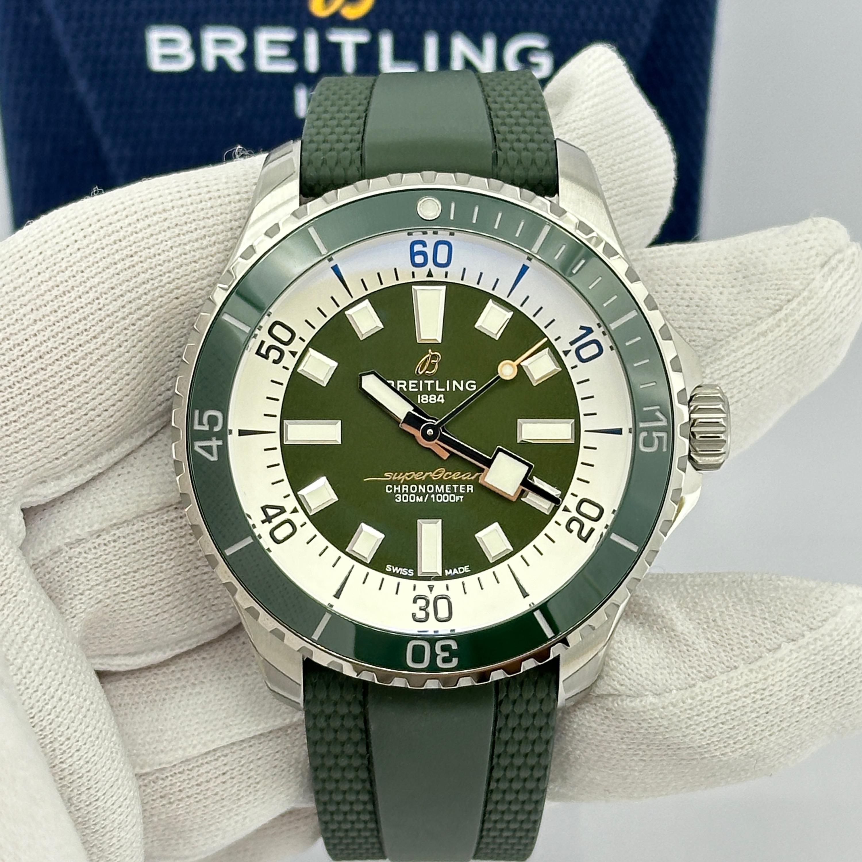 Inédite Breitling Superocean Reference# A17376A31L1S1, Ensemble complet, 2025 en vente 8