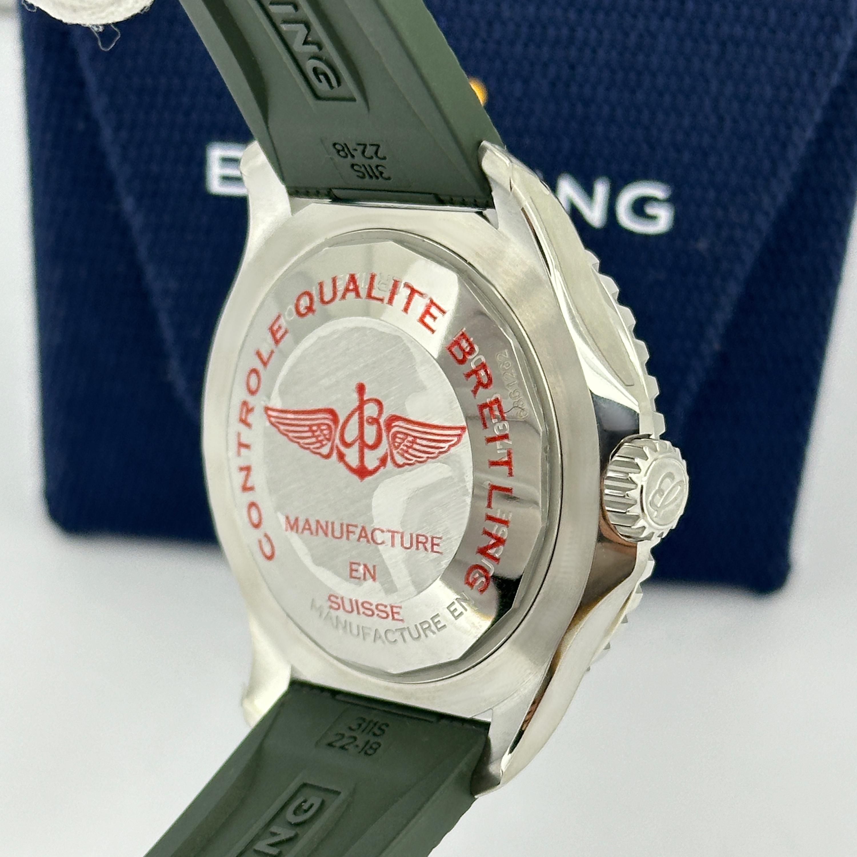 Inédite Breitling Superocean Reference# A17376A31L1S1, Ensemble complet, 2025 en vente 11