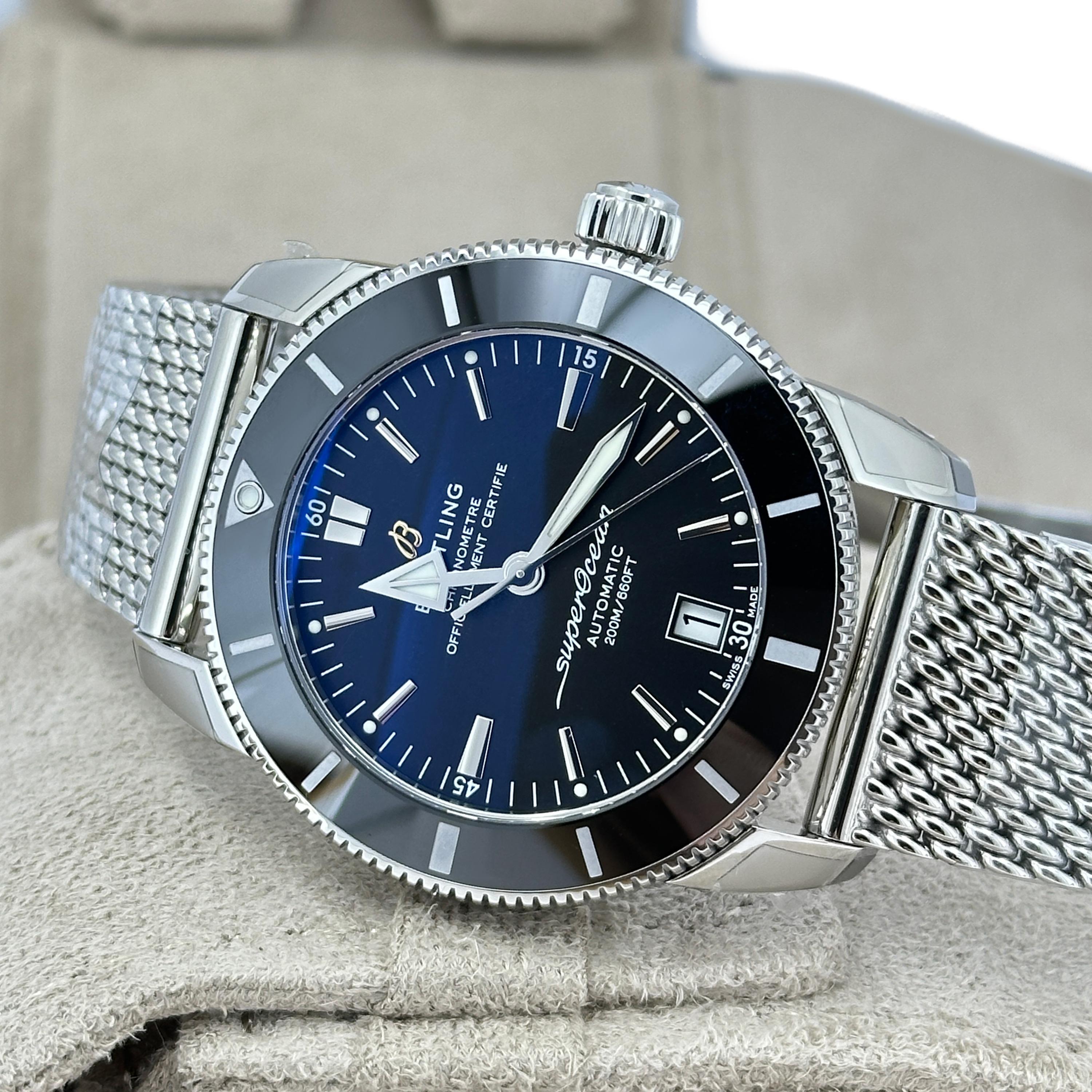 Breitling Superocean non indossato, referenza AB2010121B1A1, set completo, 2025 in vendita 7