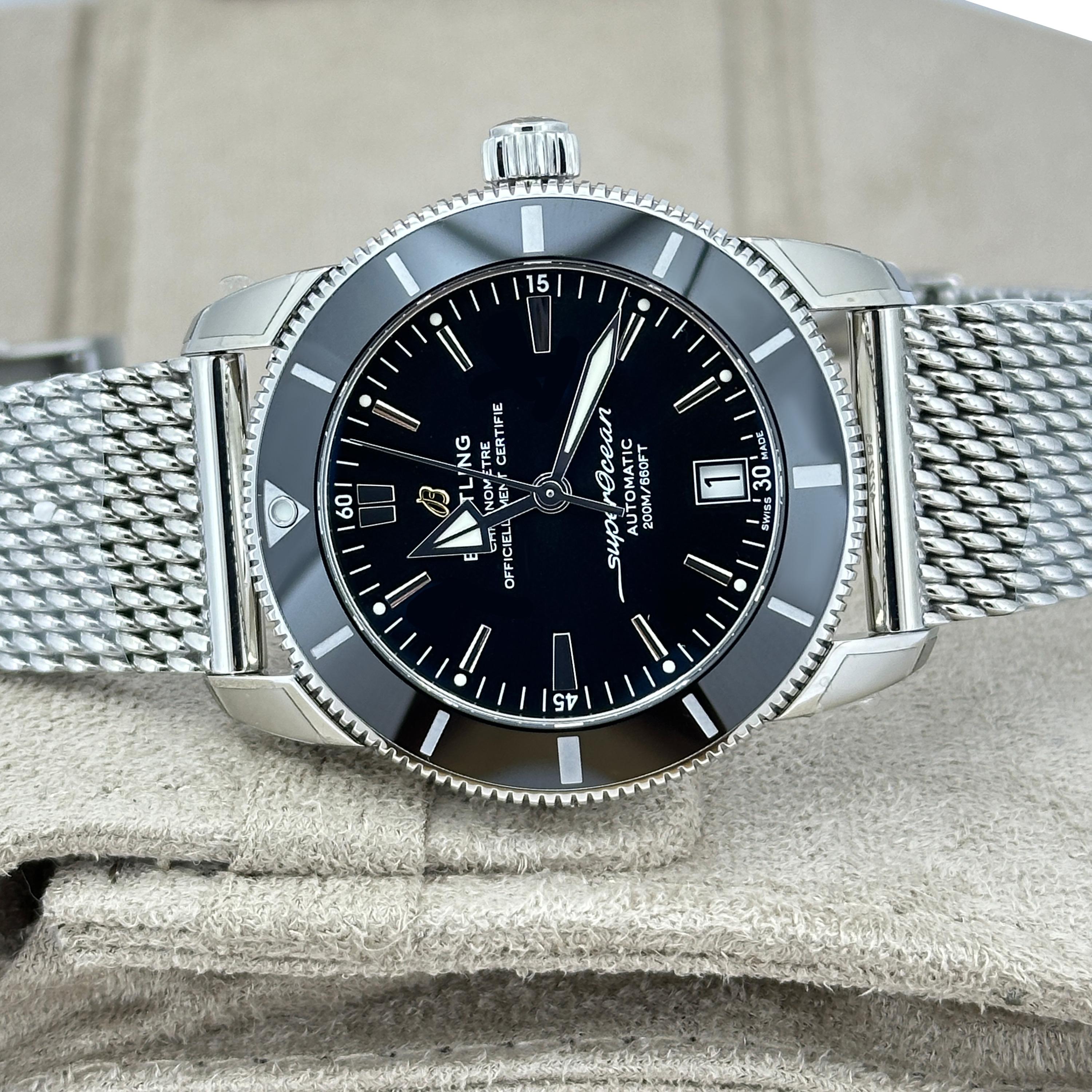 Breitling Superocean non indossato, referenza AB2010121B1A1, set completo, 2025 in vendita 8