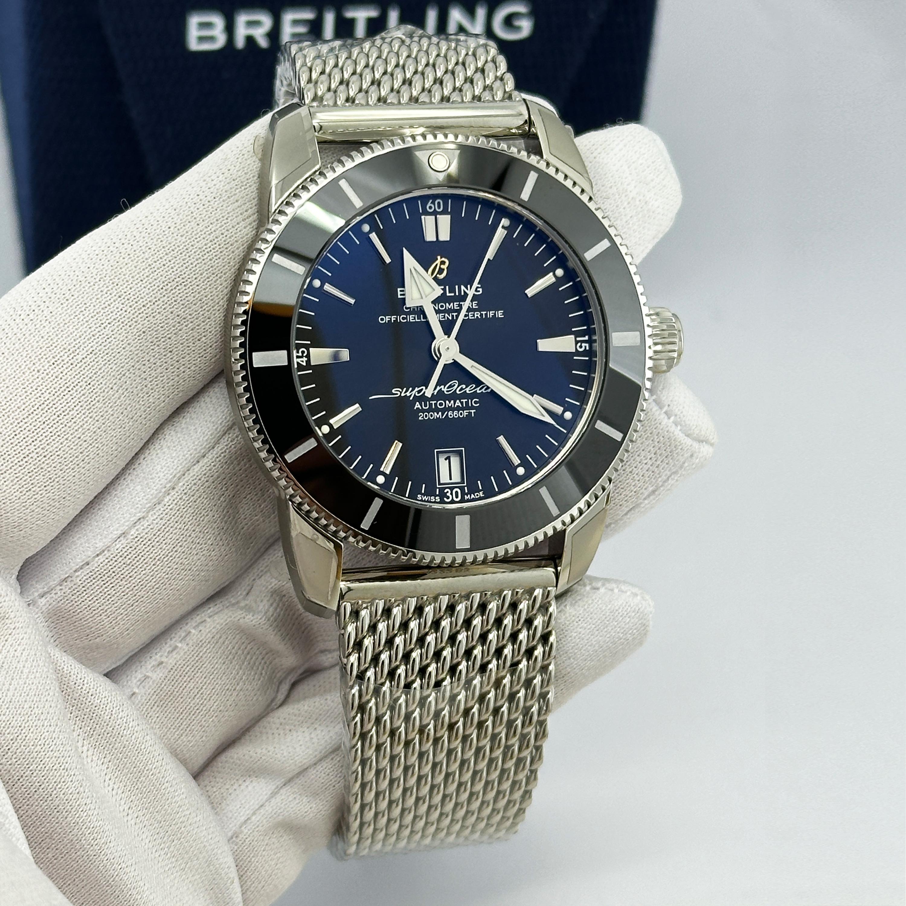Breitling Superocean non indossato, referenza AB2010121B1A1, set completo, 2025 in vendita 9