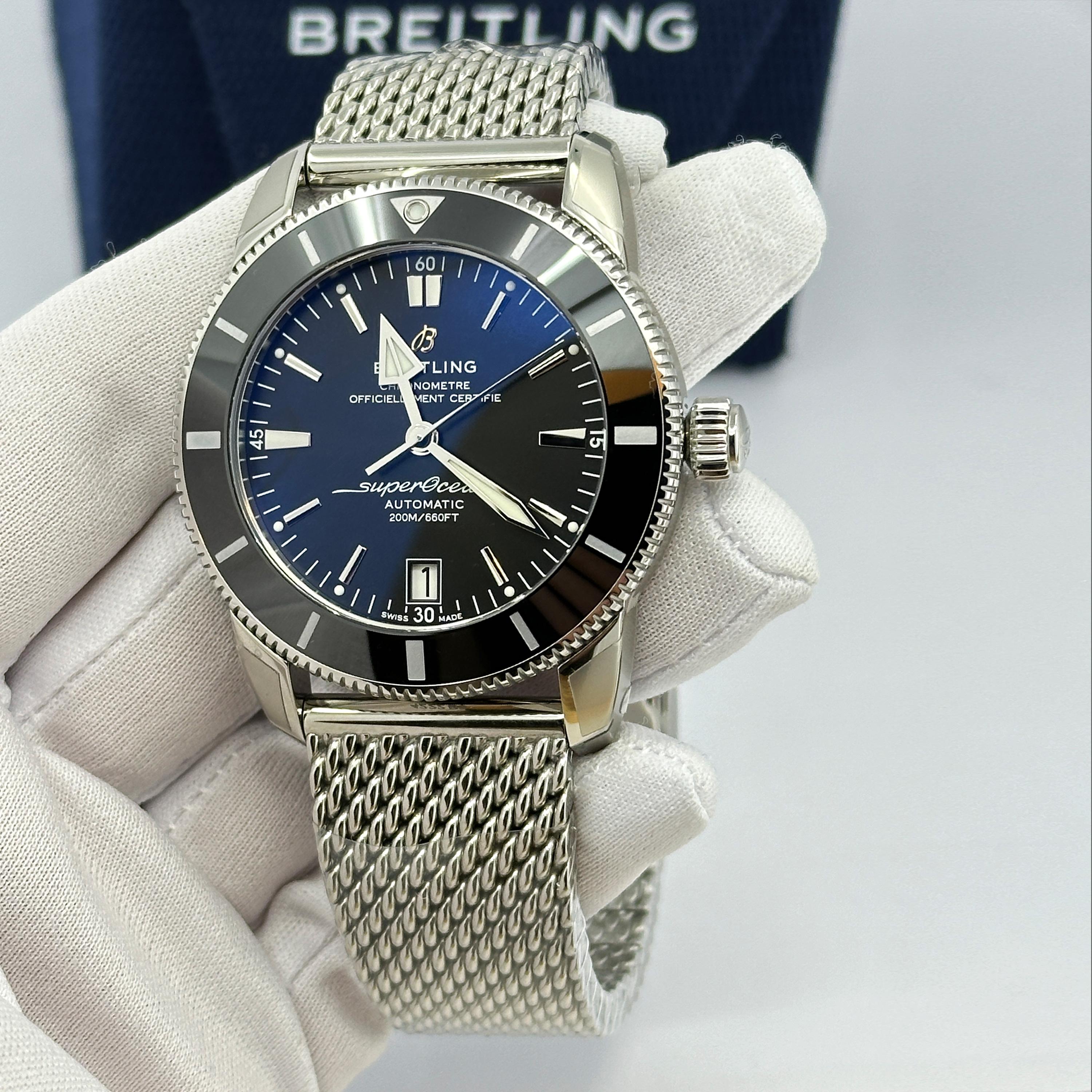 Breitling Superocean non indossato, referenza AB2010121B1A1, set completo, 2025 in vendita 10