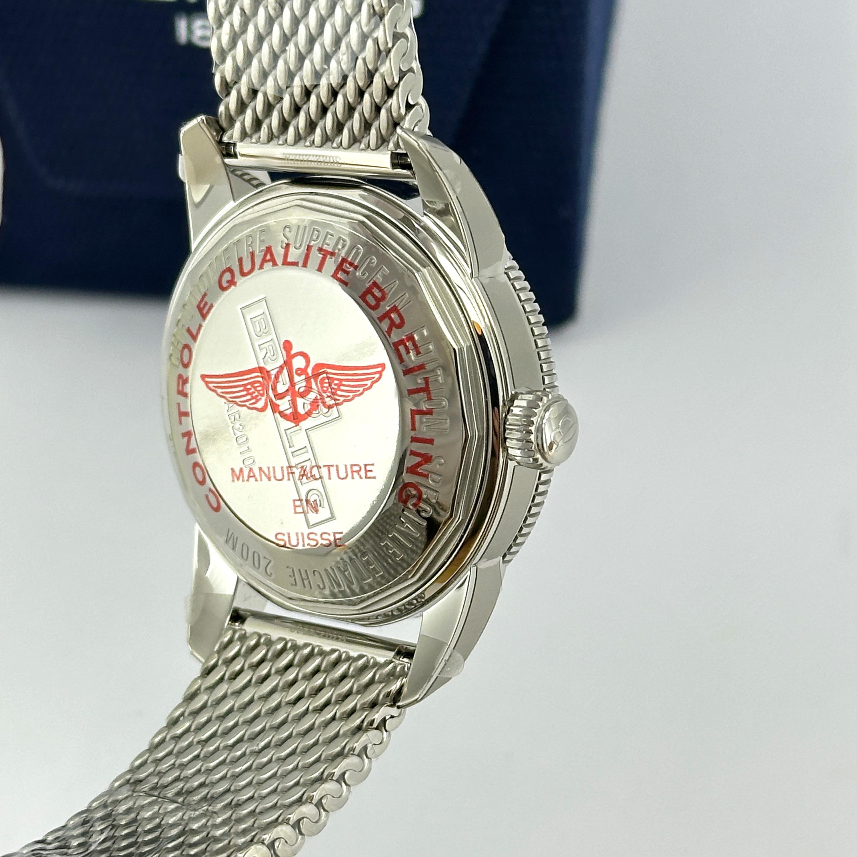 Breitling Superocean non indossato, referenza AB2010121B1A1, set completo, 2025 in vendita 12