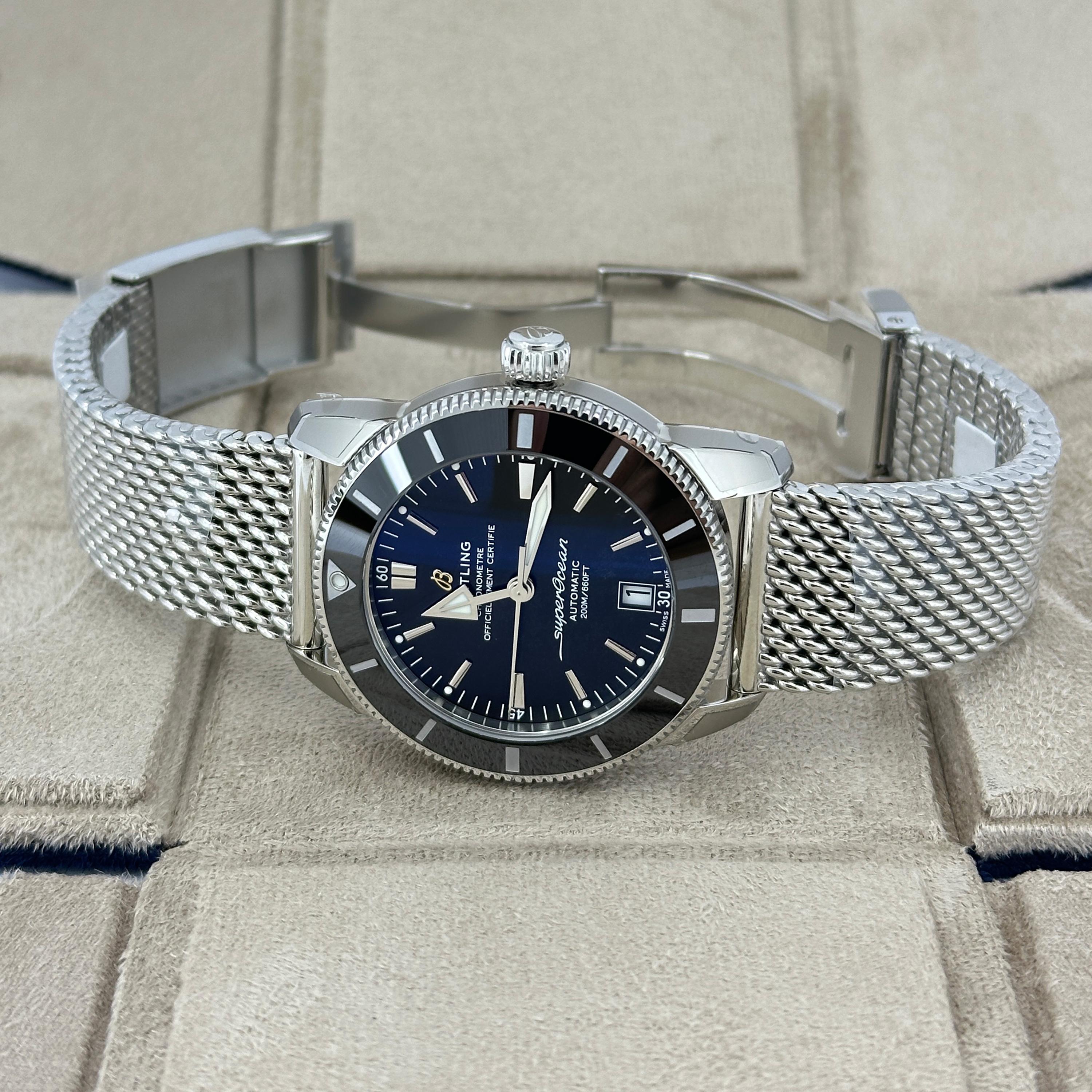 Breitling Superocean non indossato, referenza AB2010121B1A1, set completo, 2025 in vendita 4