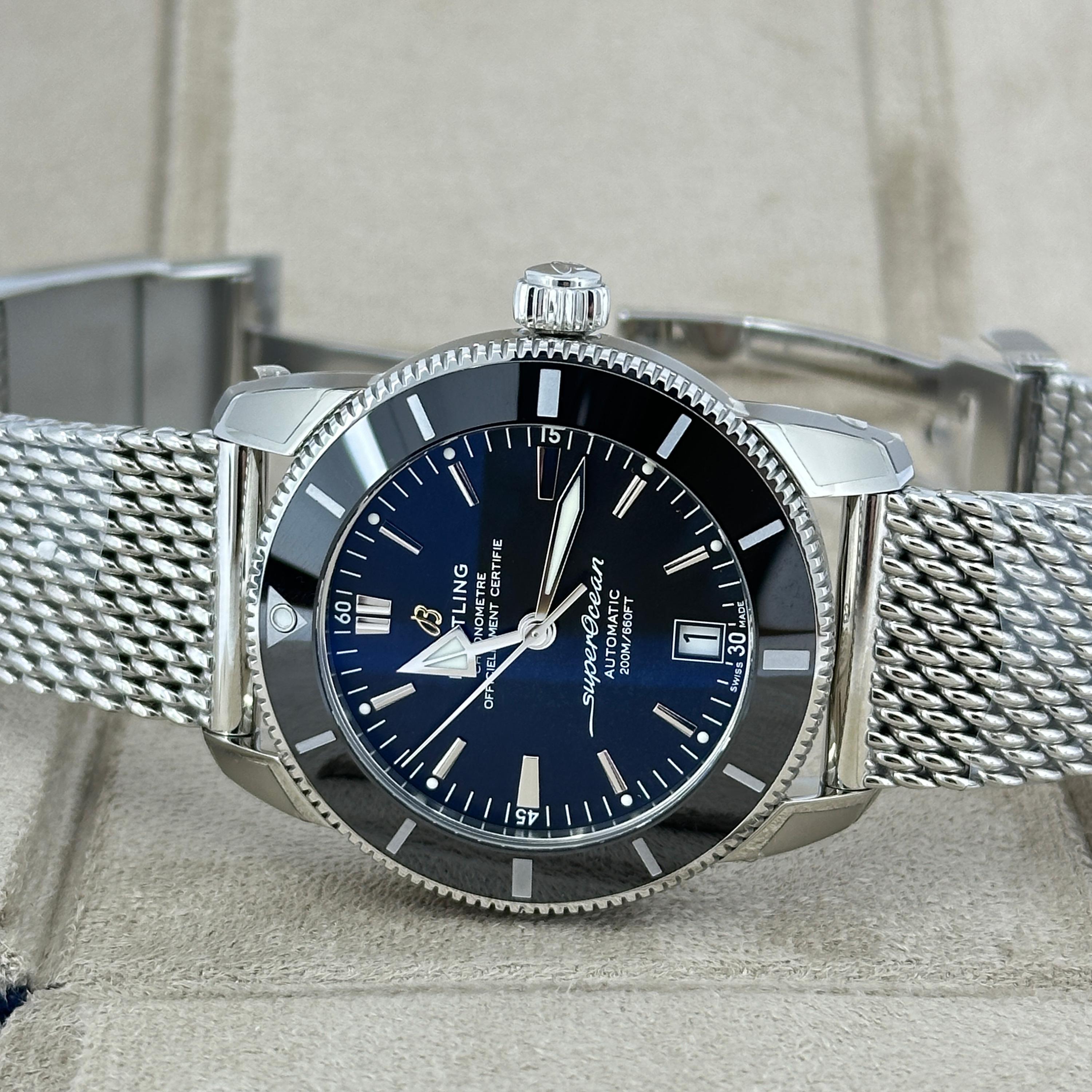 Breitling Superocean non indossato, referenza AB2010121B1A1, set completo, 2025 in vendita 5