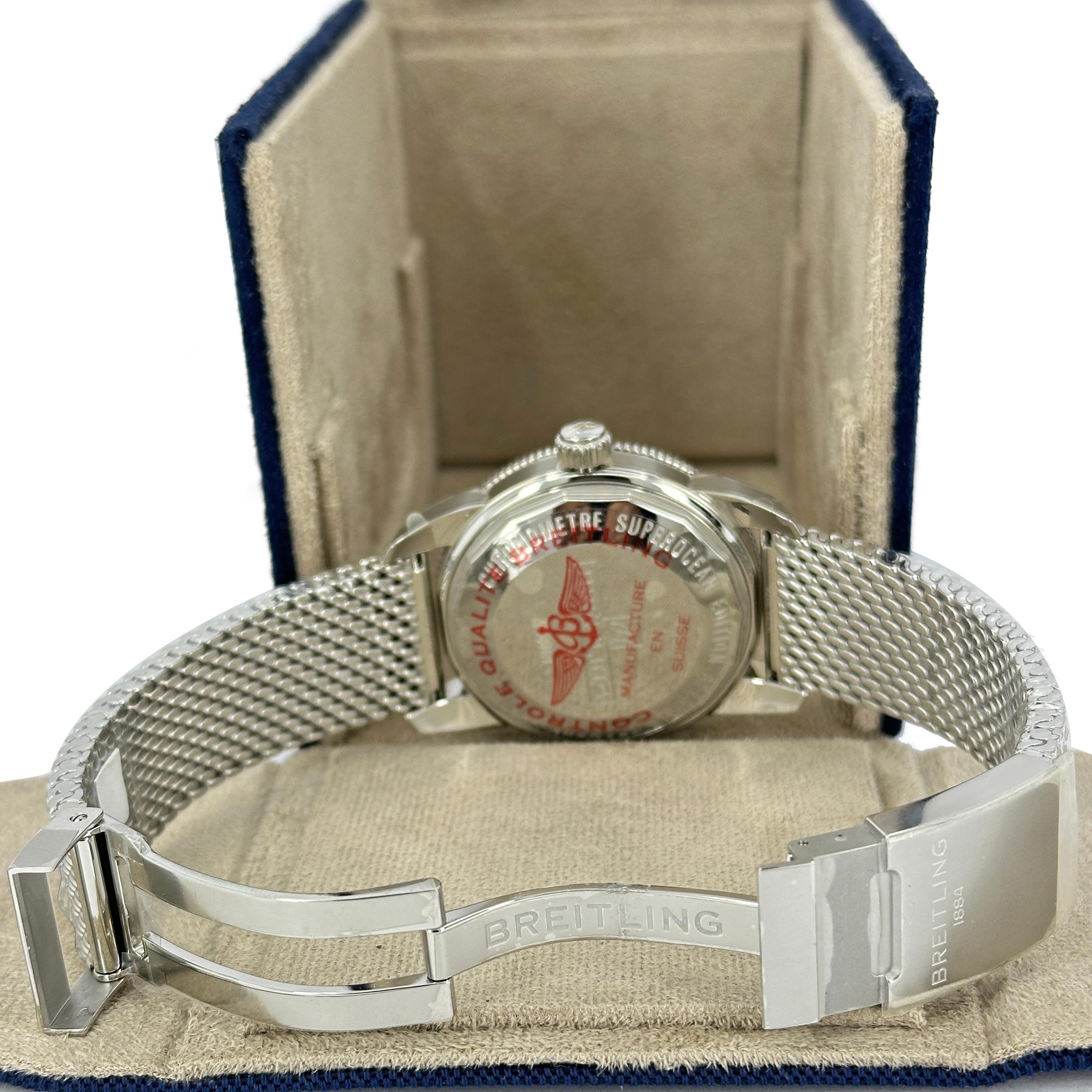 Breitling Superocean non indossato, referenza AB2010161C1A1, set completo, 2025 in vendita 7