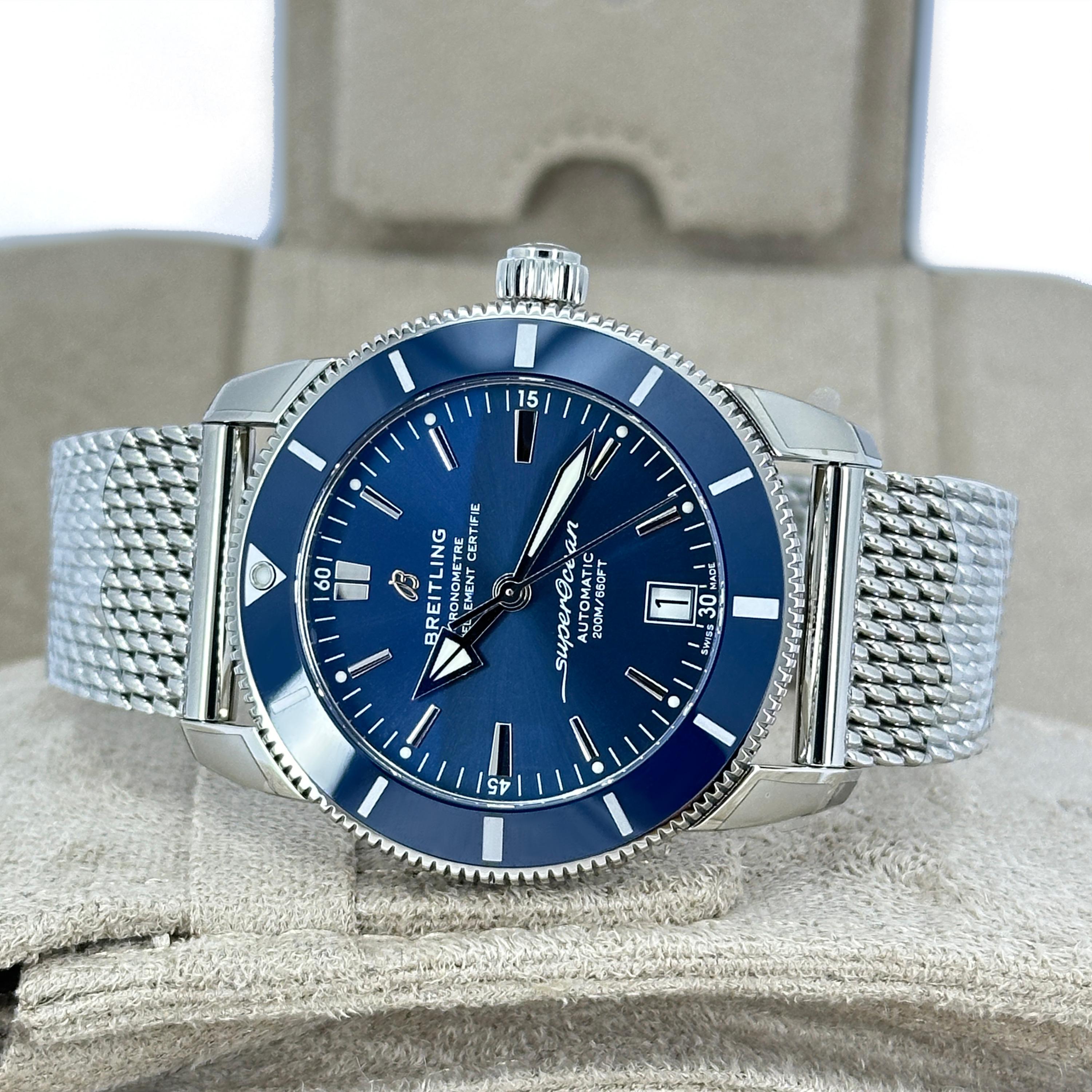 Breitling Superocean non indossato, referenza AB2010161C1A1, set completo, 2025 in vendita 8