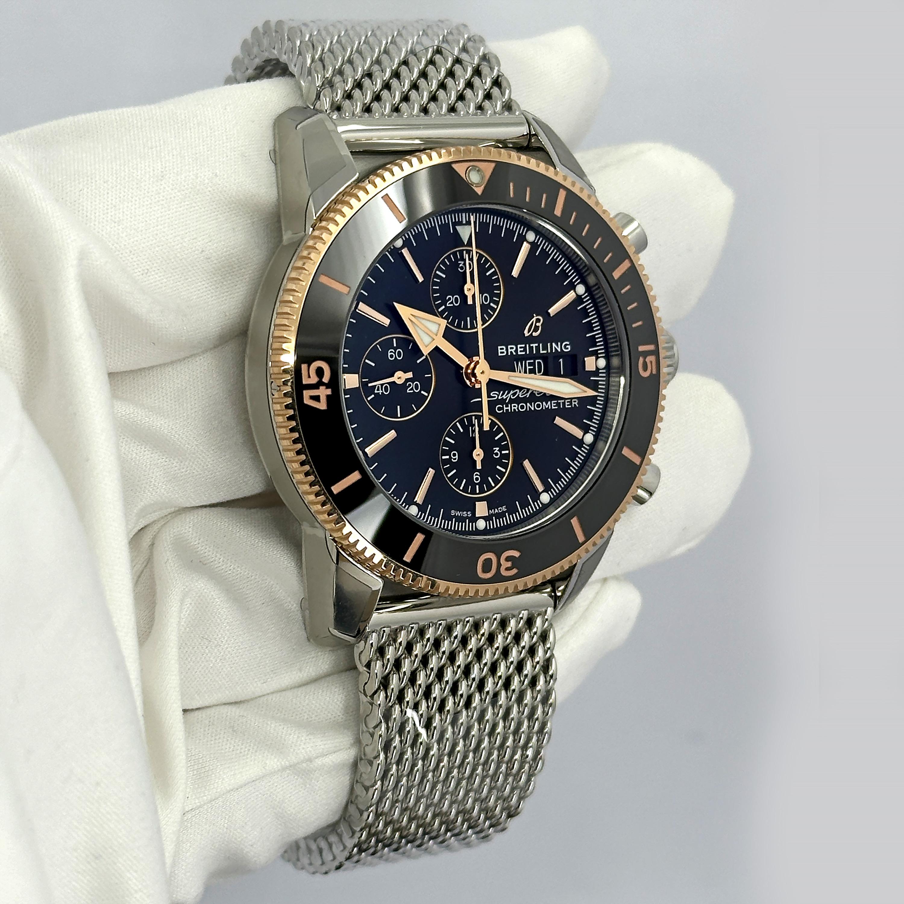 Breitling Superocean non indossato, referenza U13313121B1A1, set completo, 2025 in vendita 7