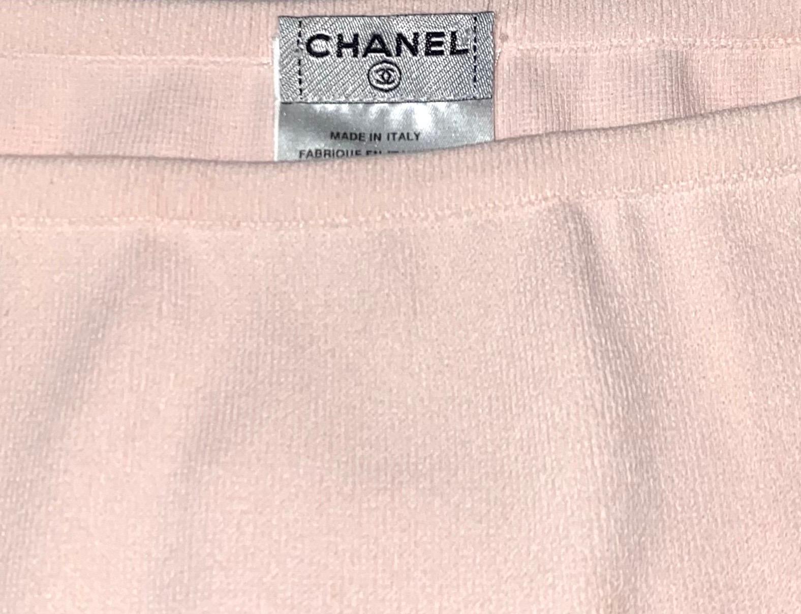 UNWORN Chanel Candyland Neckholder Bow Detail 2PCS Top Skirt Ensemble 40 For Sale 2
