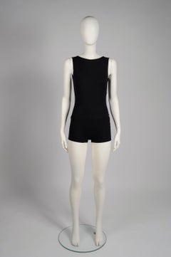 Unworn Chanel Identification Wool Romper Playsuit, Cruise 2000
