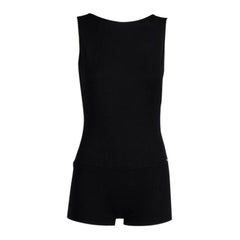 Unworn Chanel Identification Wool Romper Playsuit, Cruise 2000