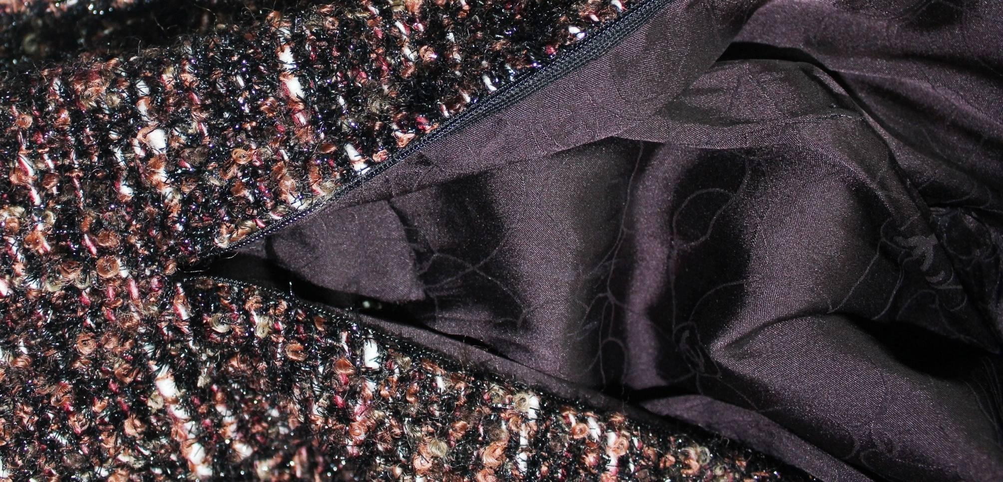 UNWORN Chanel Metallic Fantasy Tweed Jacke Blazer mit Paillettenbesatz mit Paillettenbesatz 44 im Angebot 2