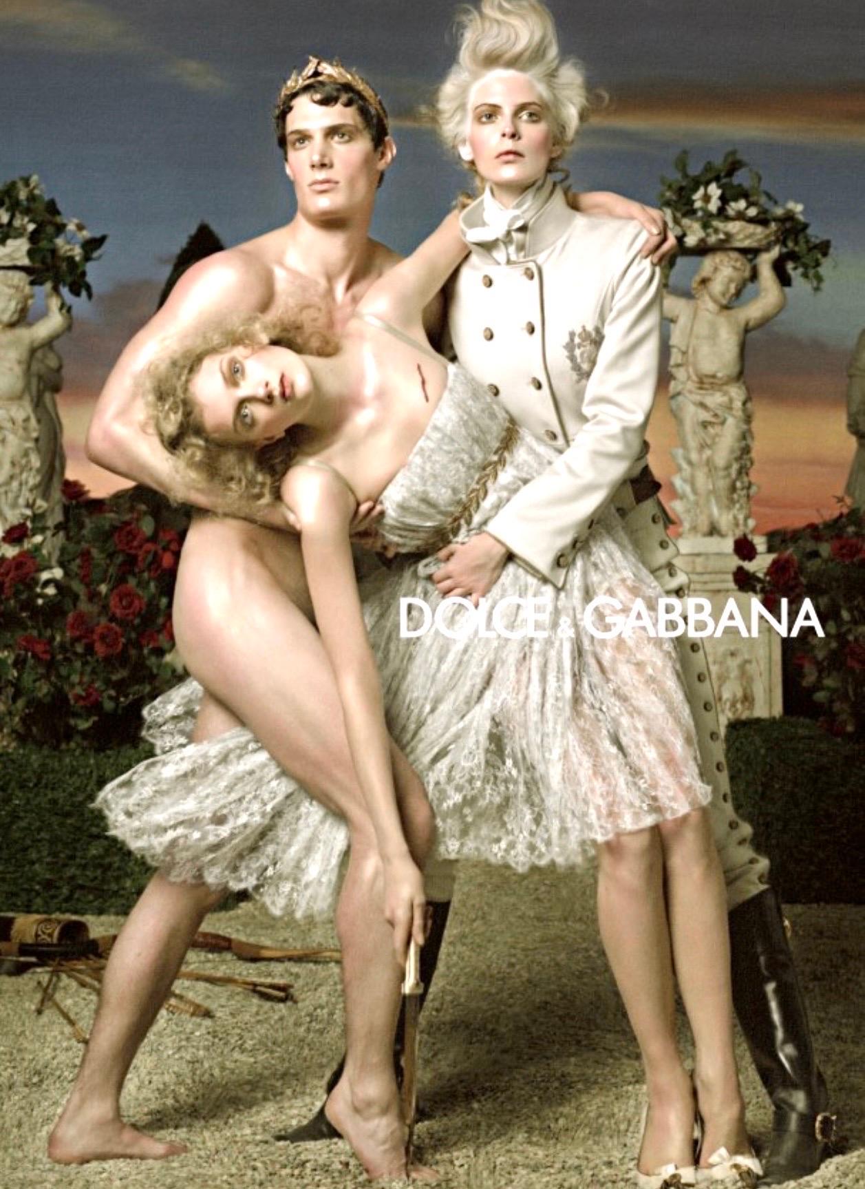 UNWORN Dolce & Gabbana Grey Corset Lace Cocktail Midi Dress as seen on Paris 44 For Sale 2