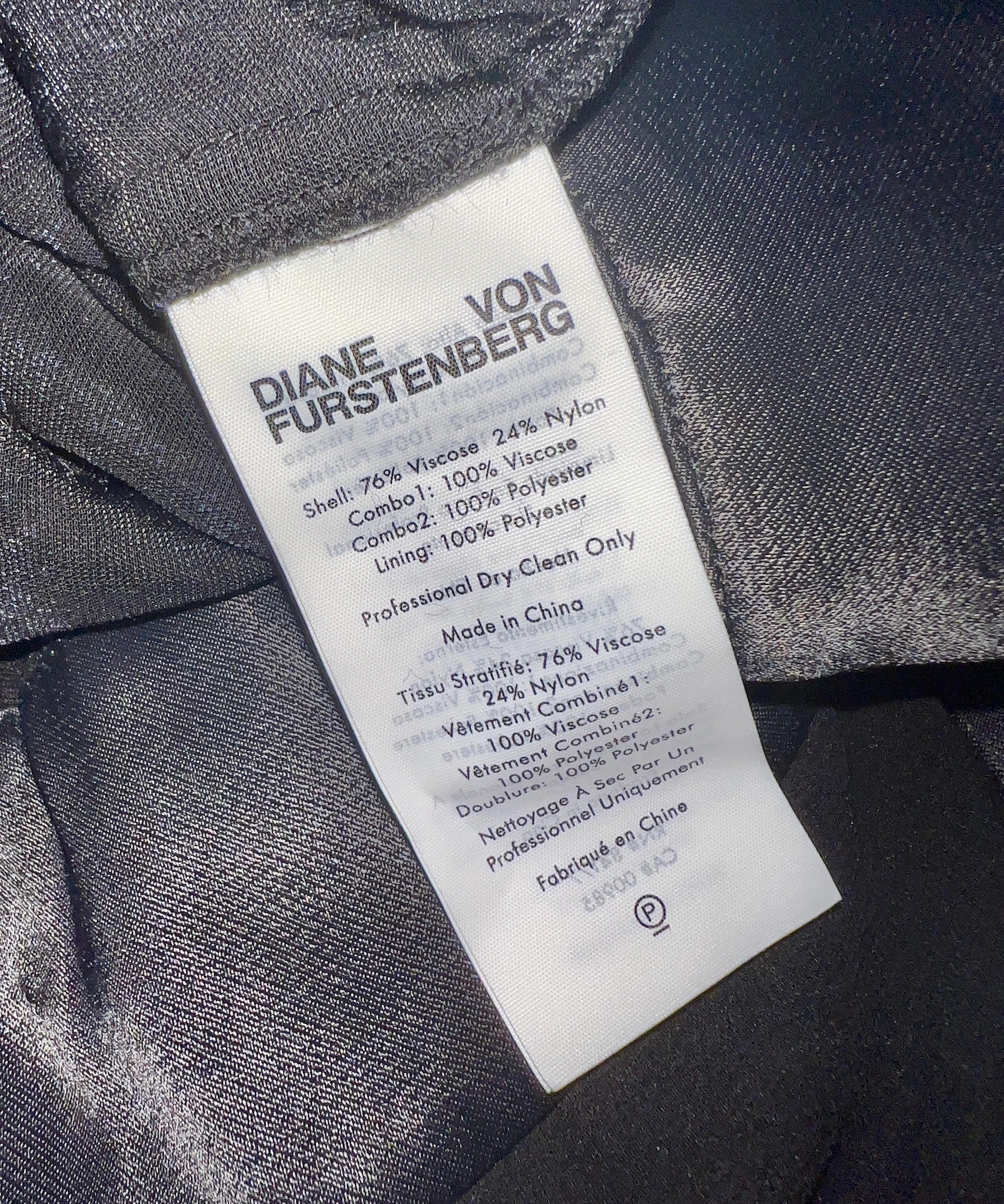 UNWORN DVF Diane von Furstenberg Velvet Jumpsuit Overall Size 0 For Sale 6