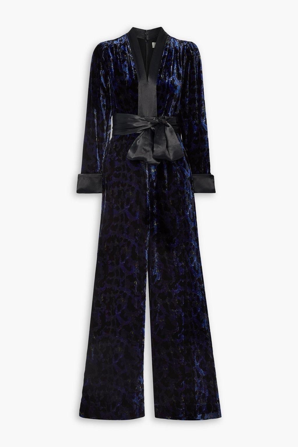 UNWORN DVF Diane von Furstenberg Velvet Jumpsuit Overall Size 0 For Sale 2
