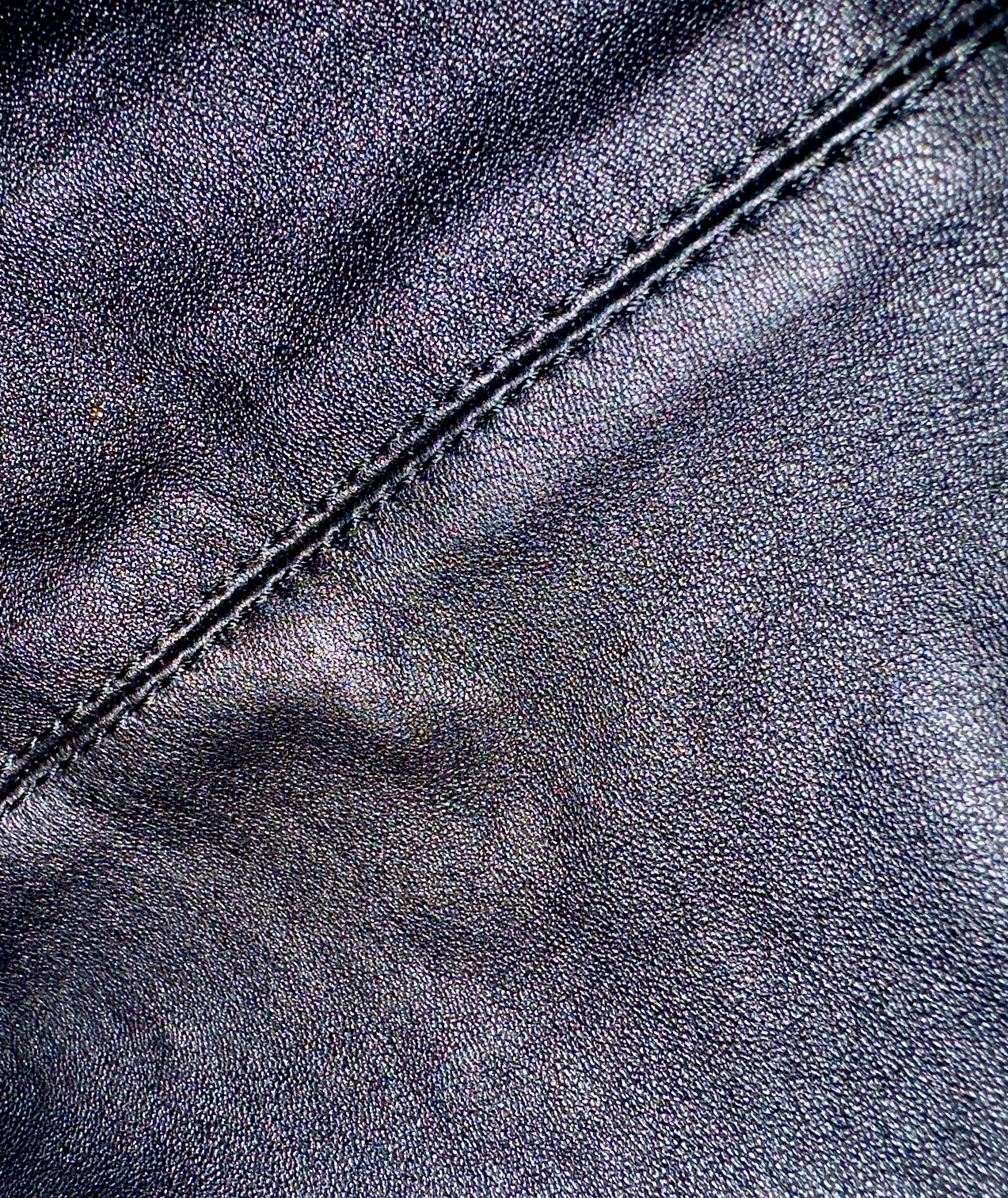 UNWORN Emilio Pucci Black Leather Leggings Pants M For Sale 1