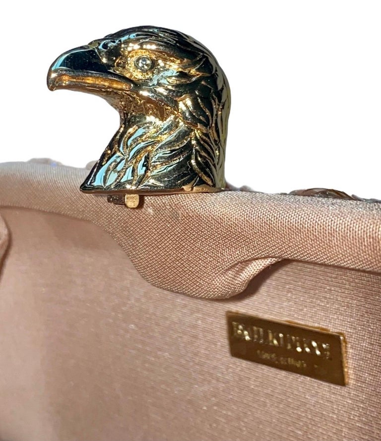 NEW Emilio Pucci by Peter Dundas Embellished Sequin Eagle Head Clutch Bag