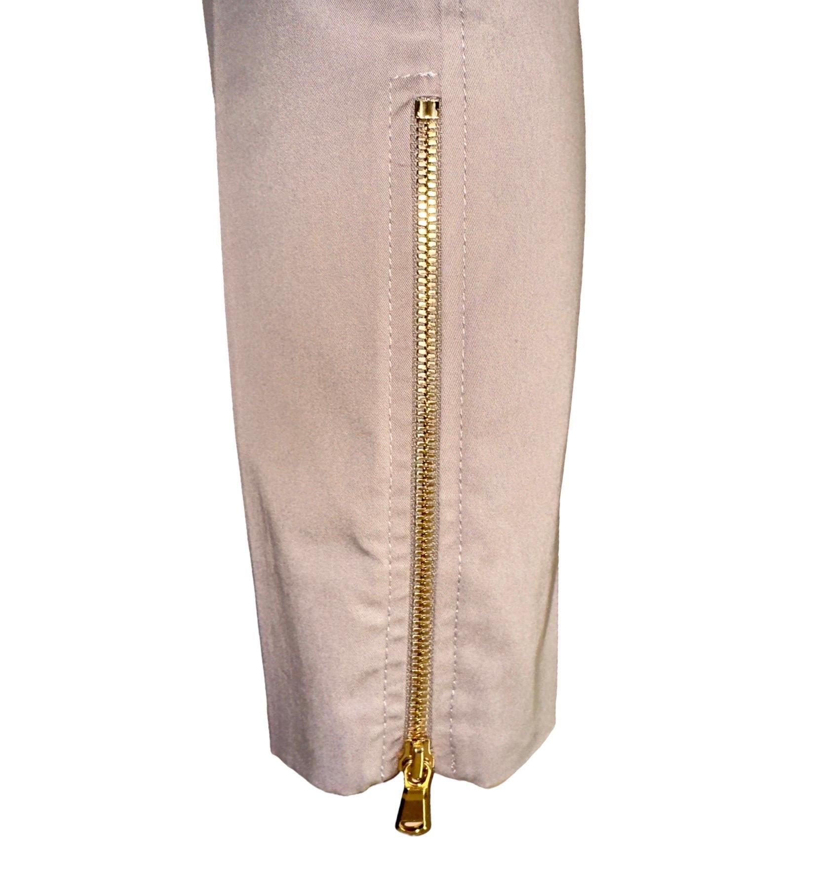 De las mujeres SIN VENDER Emilio Pucci Pantalones de algodón elástico de negocios con clase Pantalones 42 en venta