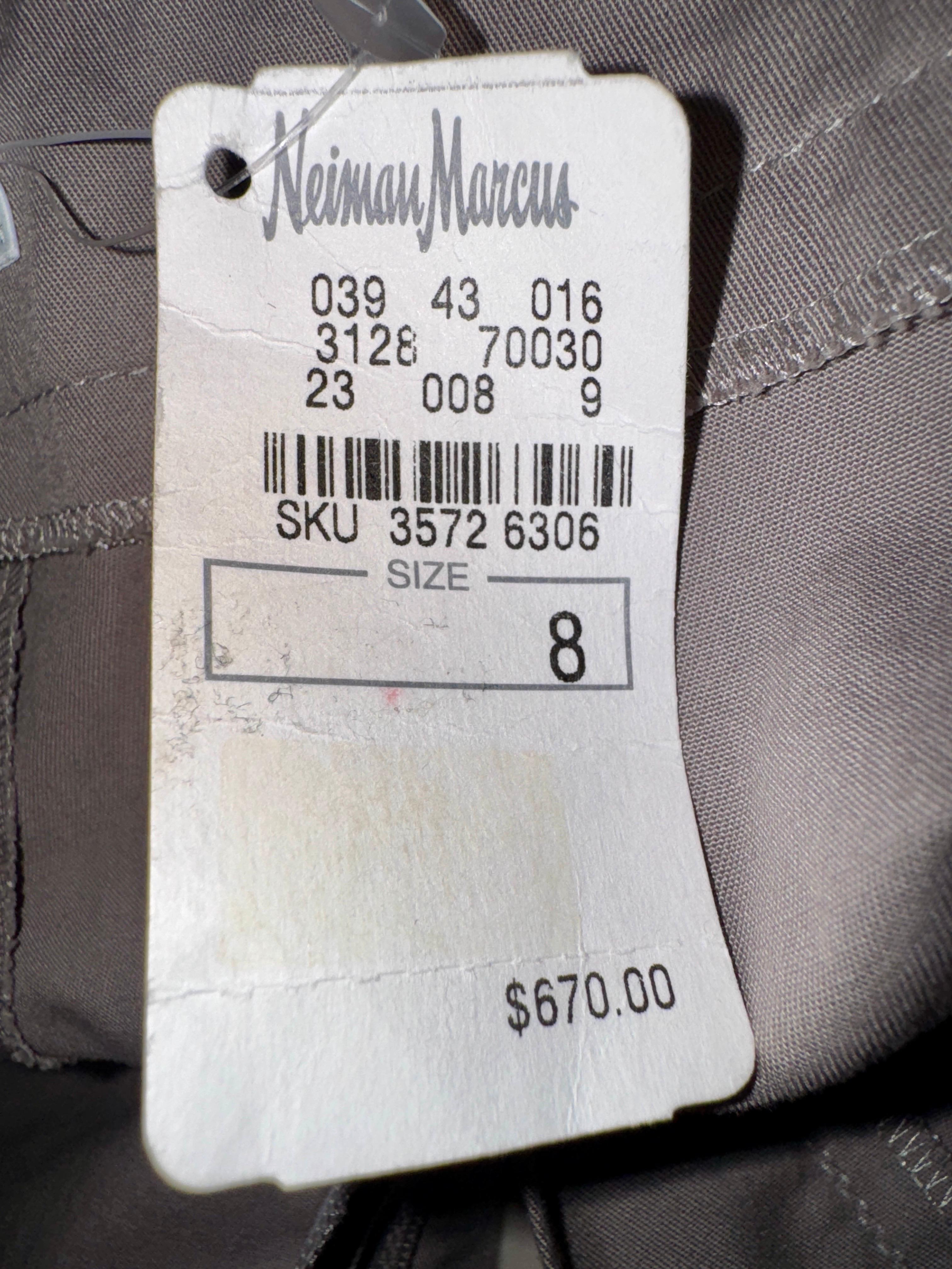 SIN VENDER Emilio Pucci Pantalones de algodón elástico de negocios con clase Pantalones 42 en venta 4