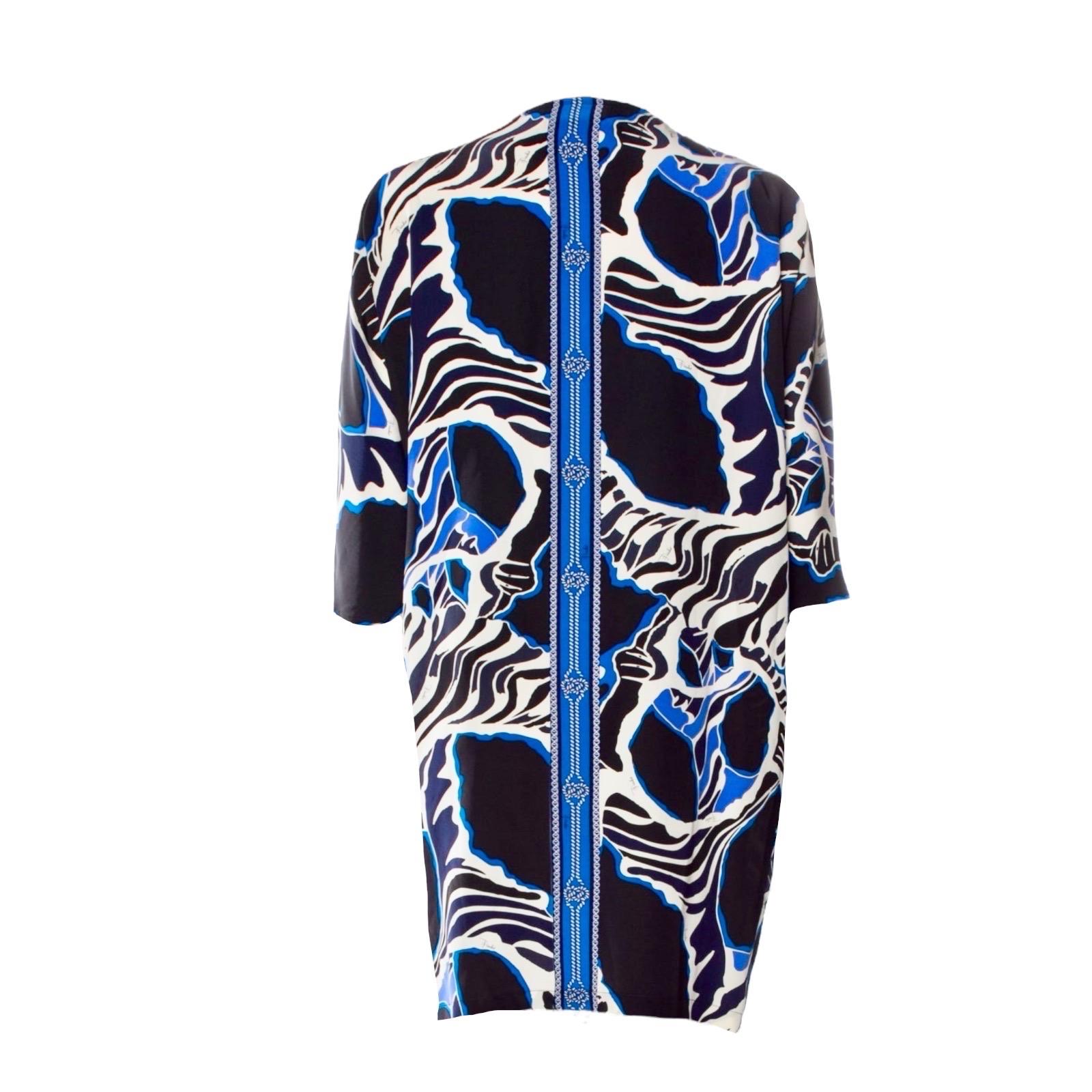 Emilio Pucci's fuss-free silk dress is your shortest route to jetset glamor. Printed with one of the Italian label's iconic motifs, this lightweight style is easy to wear and so versatile. Wear it on vacation or to dinner with tall sandals and a