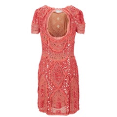 UNWORN Emilio Pucci „Palm Royale“ Embroidered Cocktail Evening Dress 42