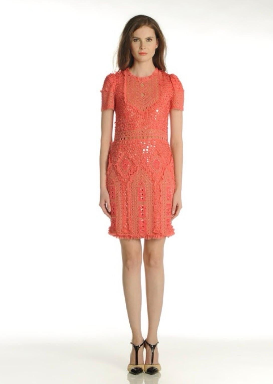 UNWORN Emilio Pucci „Palm Royale“ Embroidered Cocktail Evening Dress 42 For Sale 1