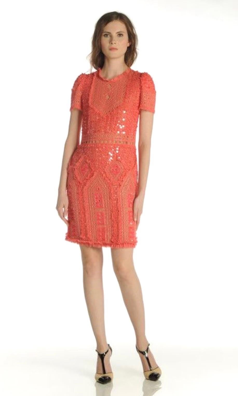 UNWORN Emilio Pucci „Palm Royale“ Embroidered Cocktail Evening Dress 42 For Sale 2