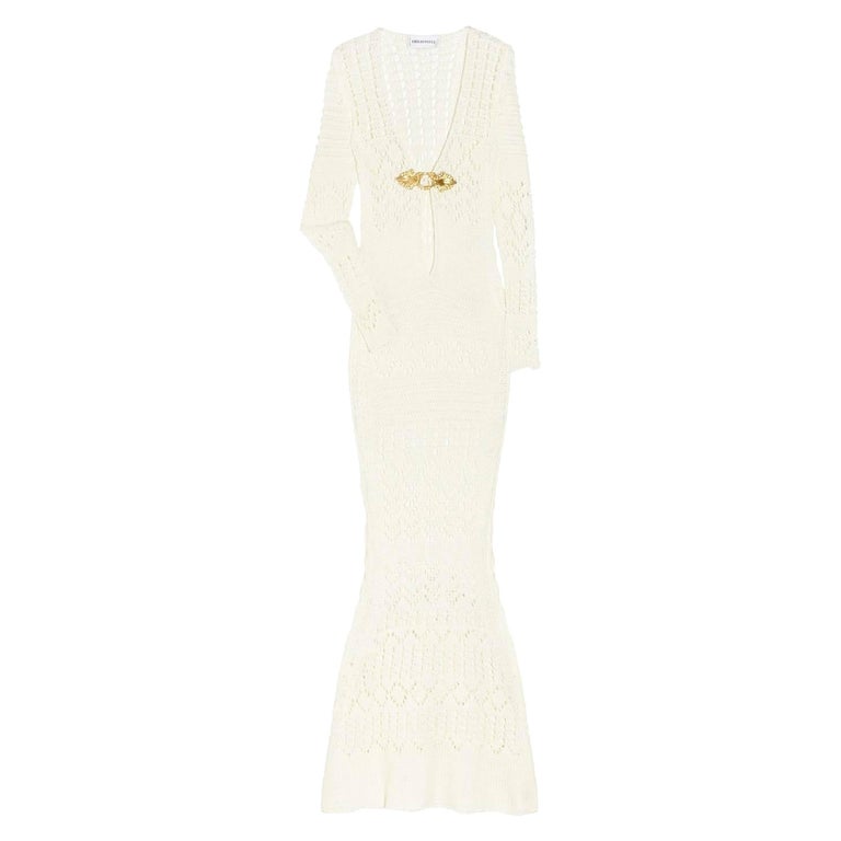 UNWORN Emilio Pucci Peter Dundas 2011 Crochet Knit Maxi Dress Bridal Wedding  42 For Sale at 1stDibs | emilio pucci jane birkin dress, peter dundas wedding  dress, pucci wedding dress