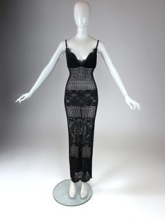 Unworn Gianni Versace Fall/Winter F/W 1993 Runway Gown — Naomi Campbell Look