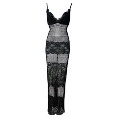 Unworn Gianni Versace Fall/Winter F/W 1993 Runway Gown — Naomi Campbell Look