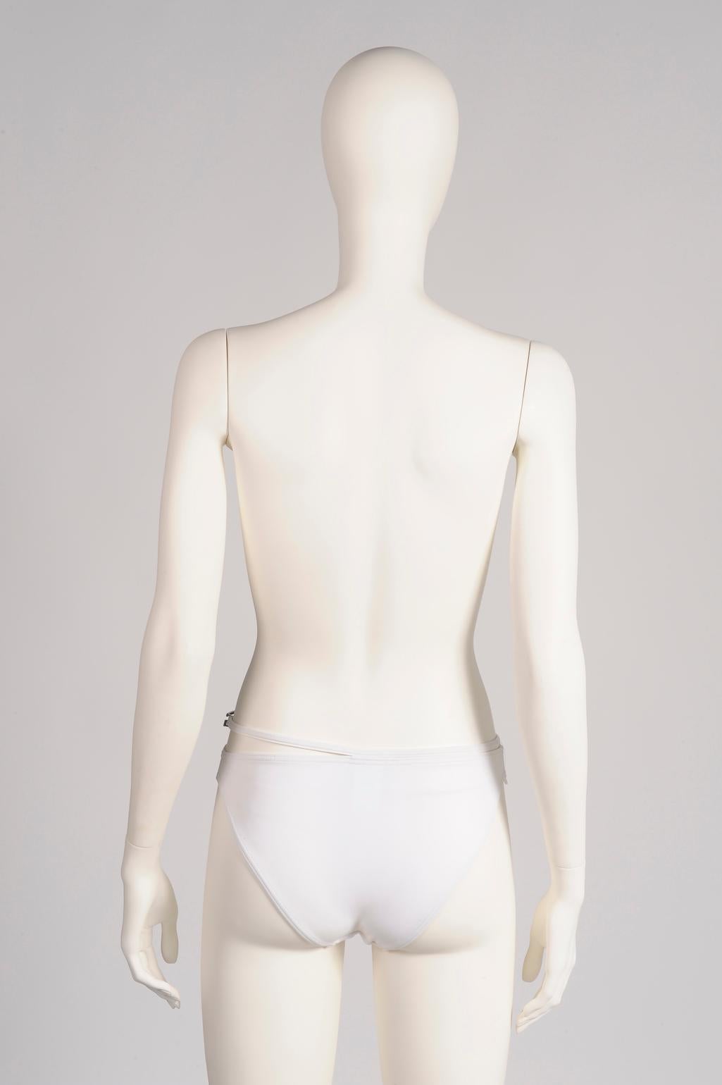 Gray Unworn Gucci By Tom Ford Asymmetric Bikini Briefs, Spring-Summer 1998