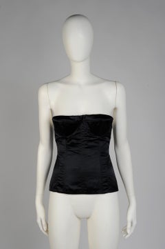 Top bustier da passerella Gucci By Tom Ford, Primavera-Estate 2001, non indossato
