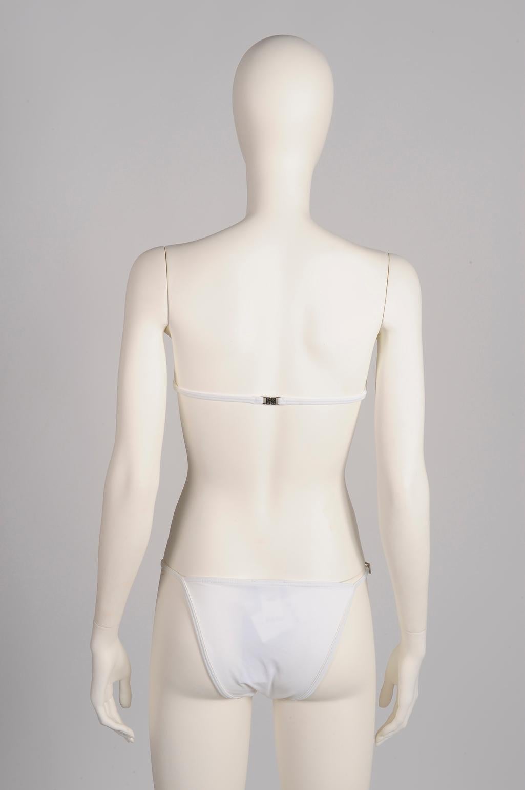 Women's Unworn Gucci By Tom Ford Swarovski Bandeau Bikini, Spring-Summer 1998