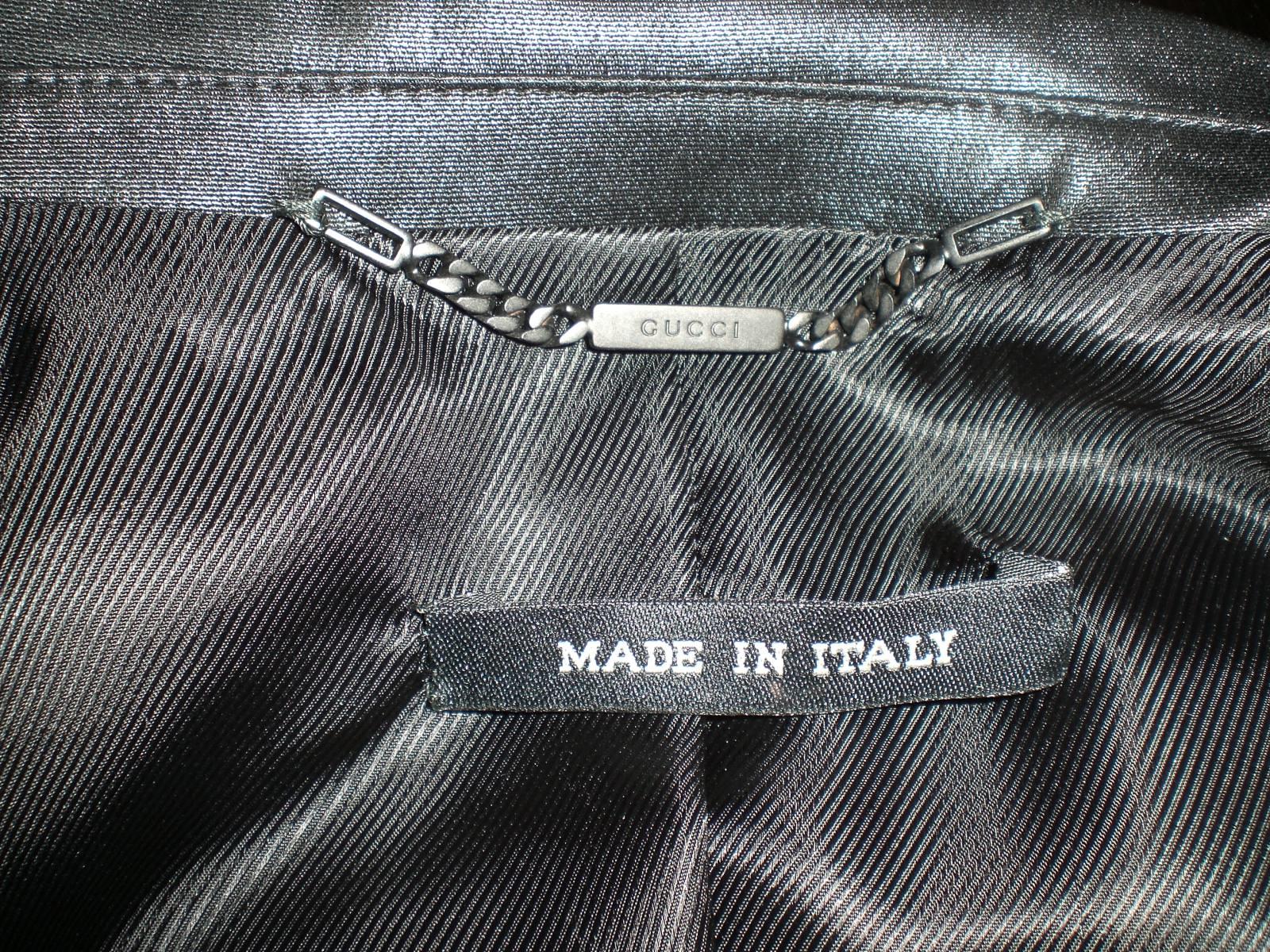 UNWORN Gucci by Tom Ford Y2K 2000 Tuxedo Style Black Wrap Jacket Pants Suit 40 3