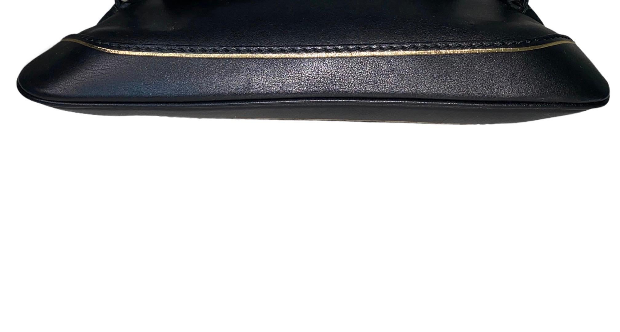 UNZERWARTET Gucci Limited Edition Schwarzes Leder bemalt Flora Horsebit Tasche Clutch 4