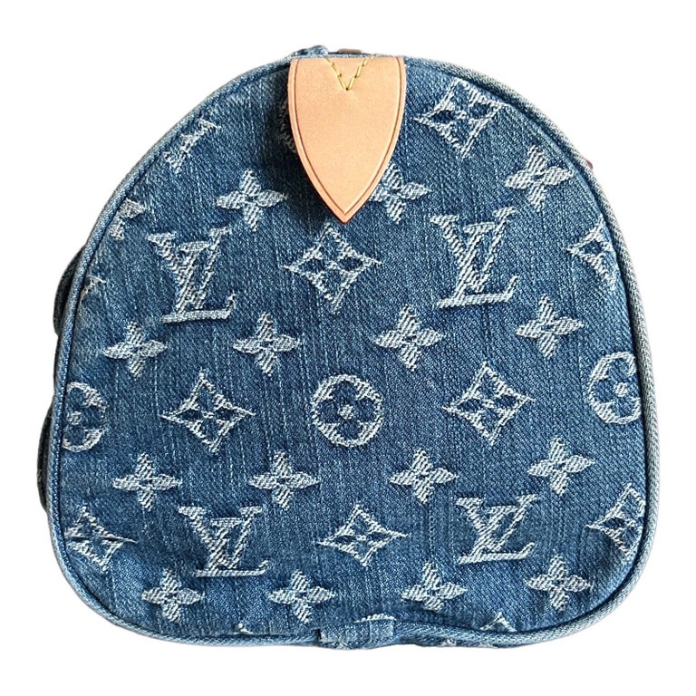 Trevi handbag Louis Vuitton Blue in Denim - Jeans - 25481361