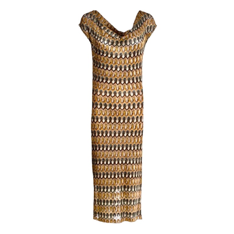 m missoni gold dress M Missoni Mini Dress main image 1