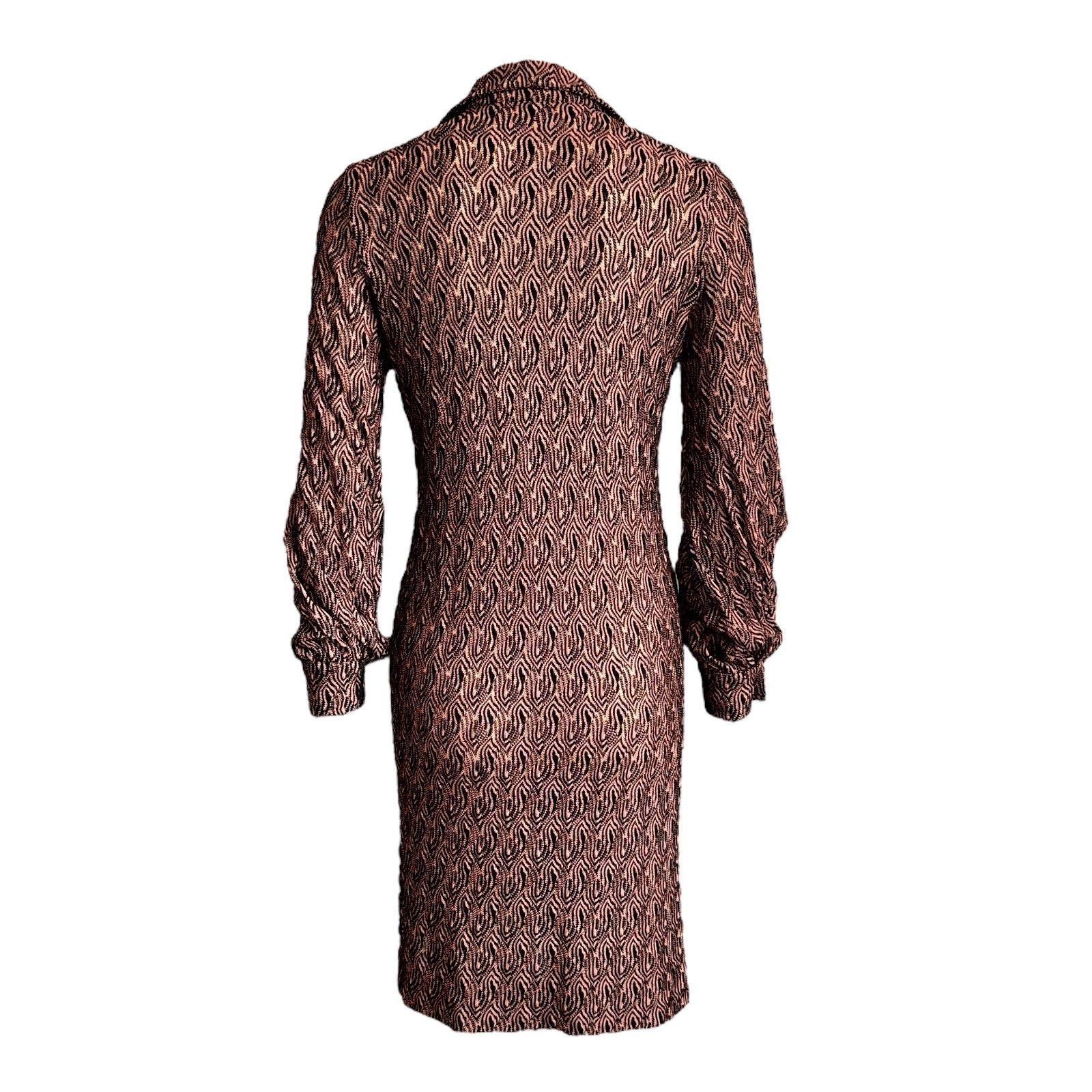 UNWORN Missoni Multicolor Crochet Knit Tunic Style Dress with Belt 40 In Excellent Condition For Sale In Switzerland, CH