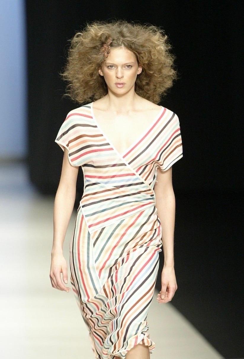 UNWORN Missoni Striped Asymmetric Midi Dress as seen on Kate 38 For Sale 5