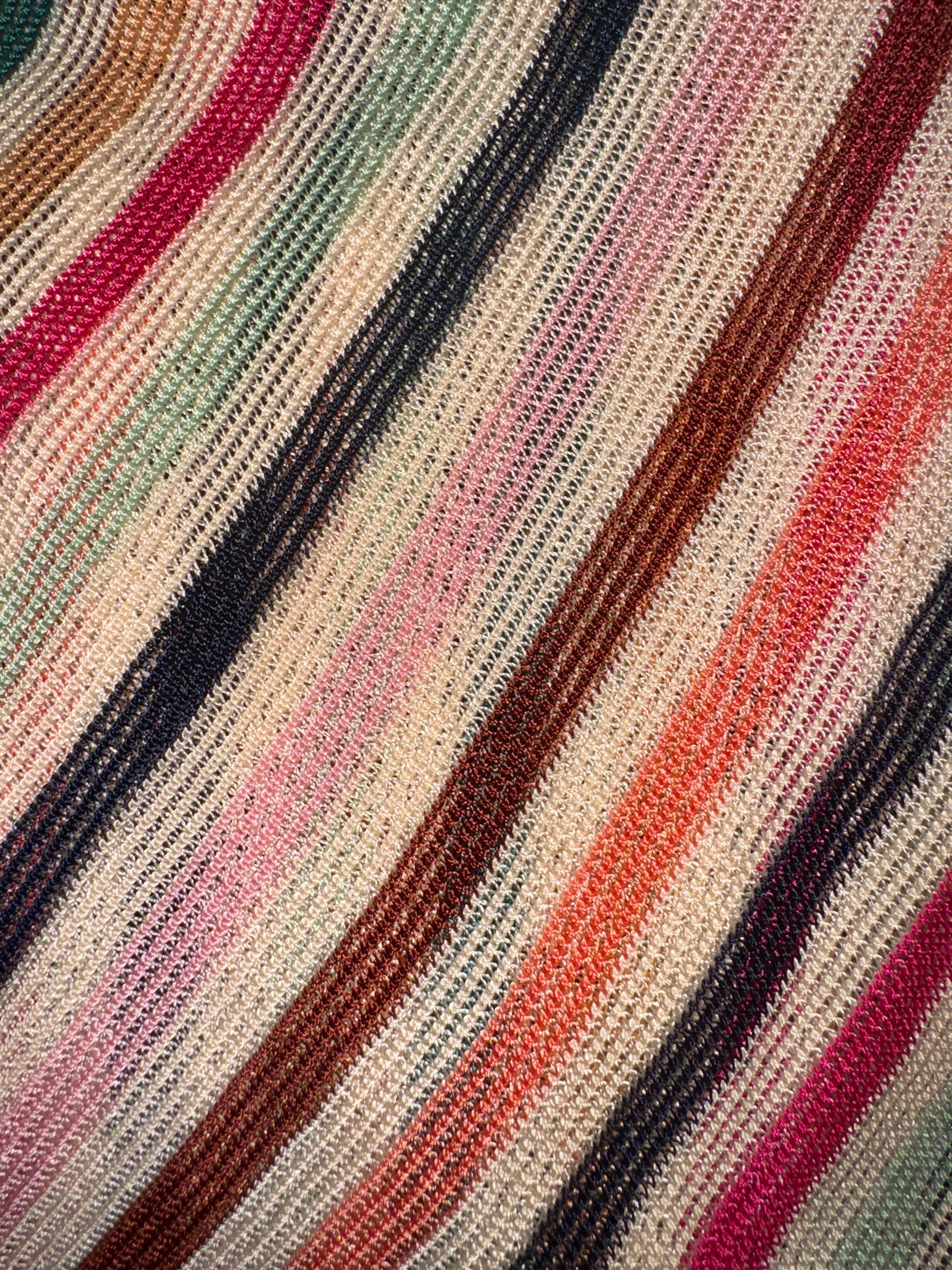 UNWORN Missoni Striped Asymmetric Midi Dress as seen on Kate 38 For Sale 2